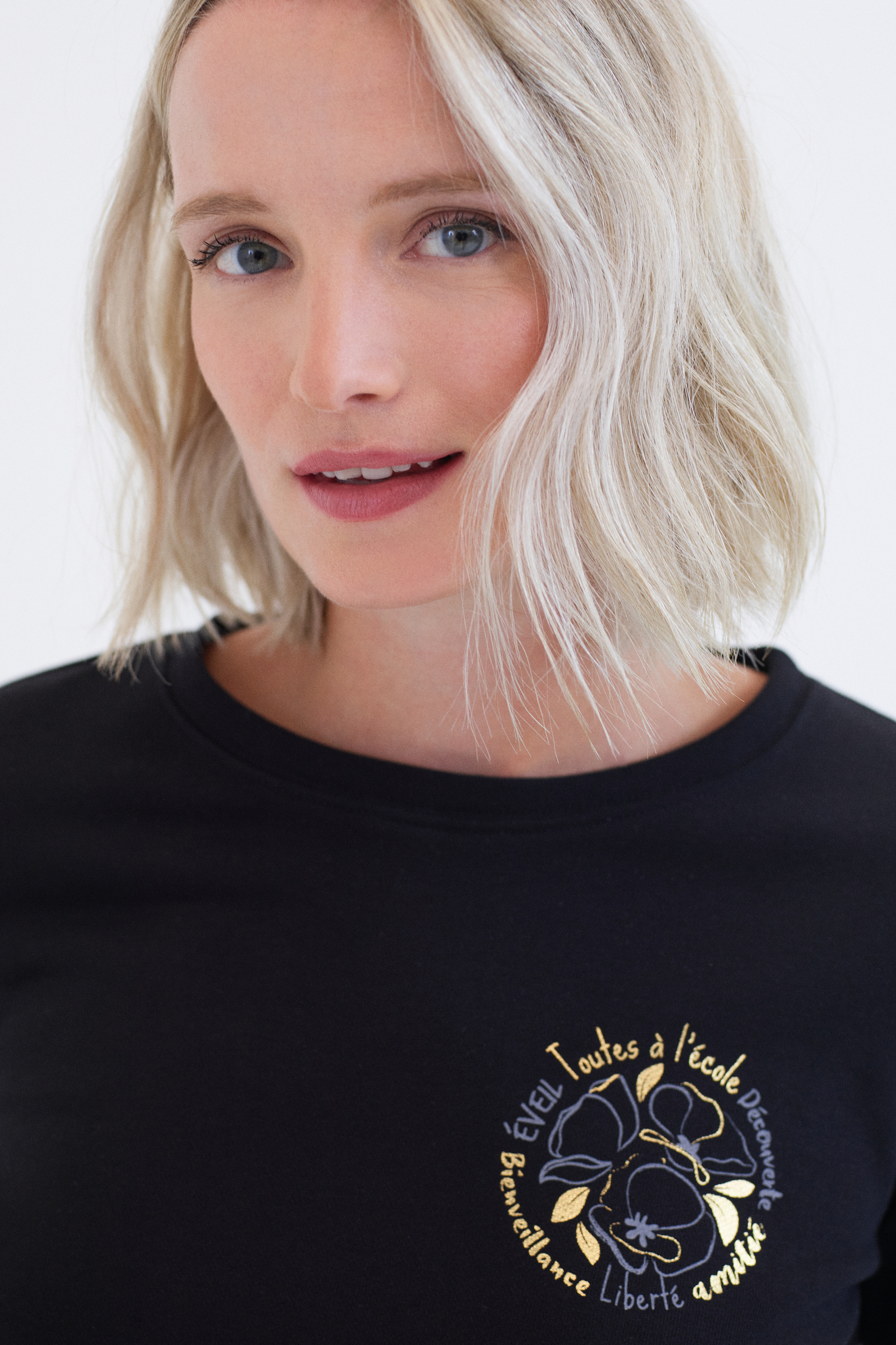 sweat jasmin noir femme Sweat Jasmin noir femme