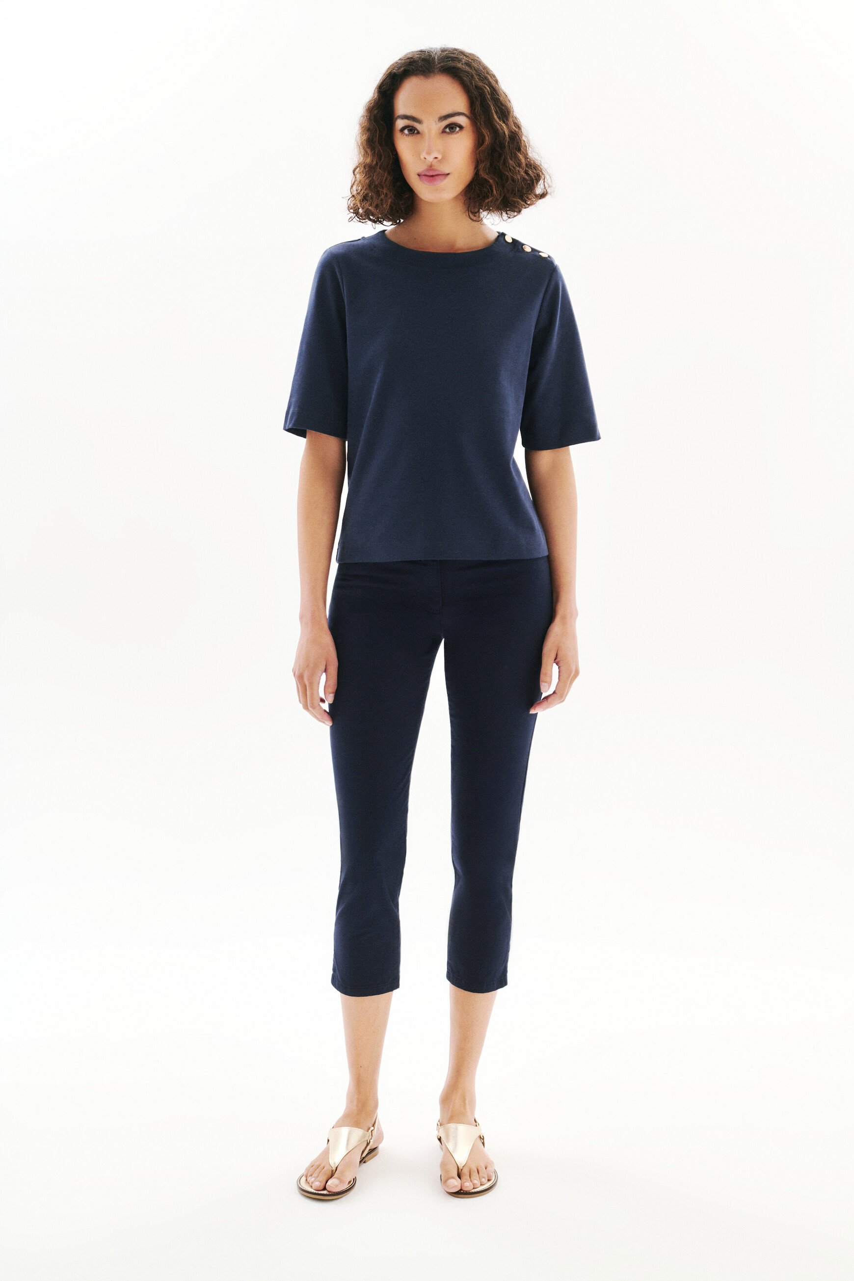 t shirt tlucile bleu marine femme T-shirt Tlucile bleu marine femme