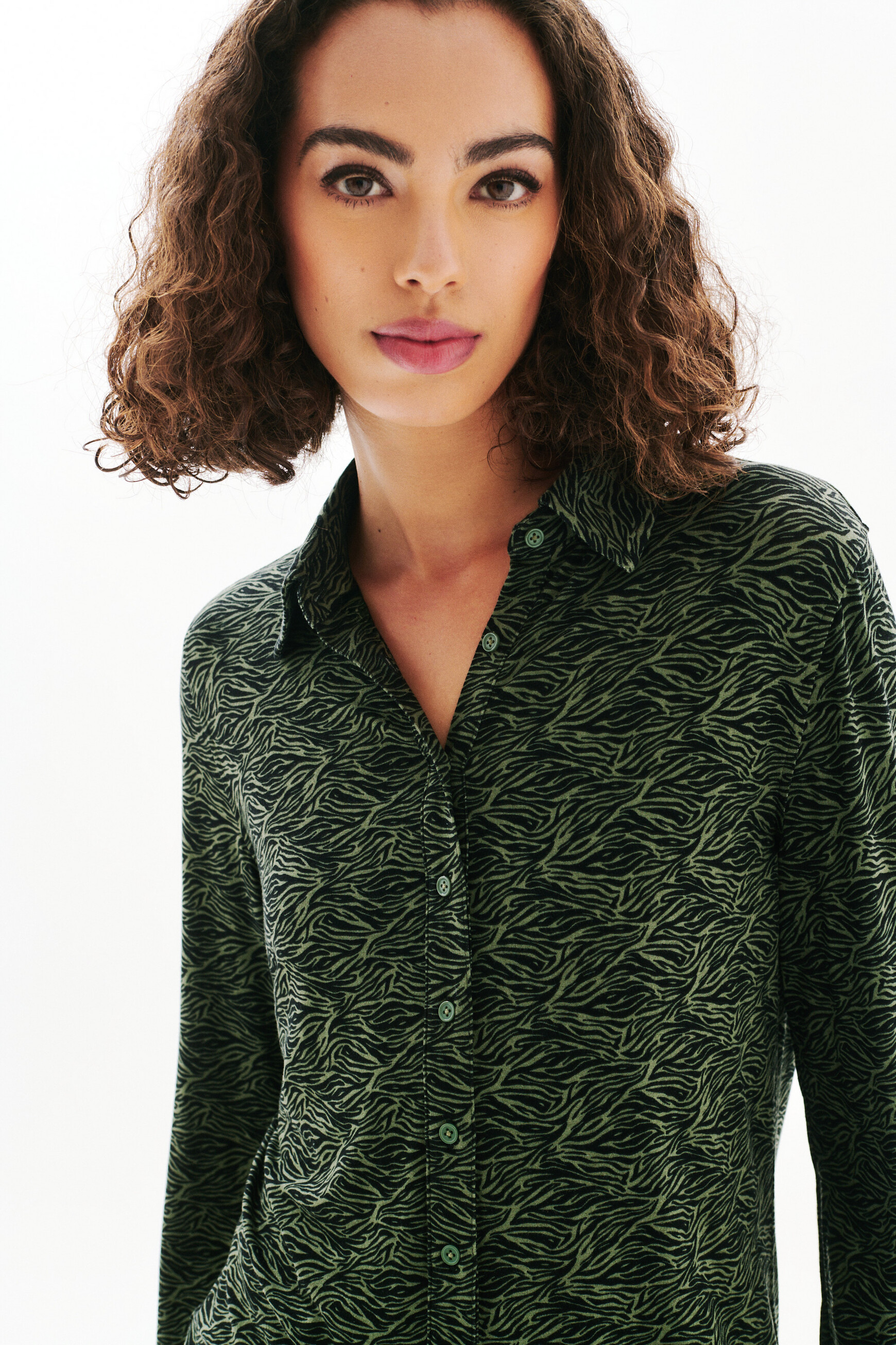 Talba8 t-shirt khaki green woman