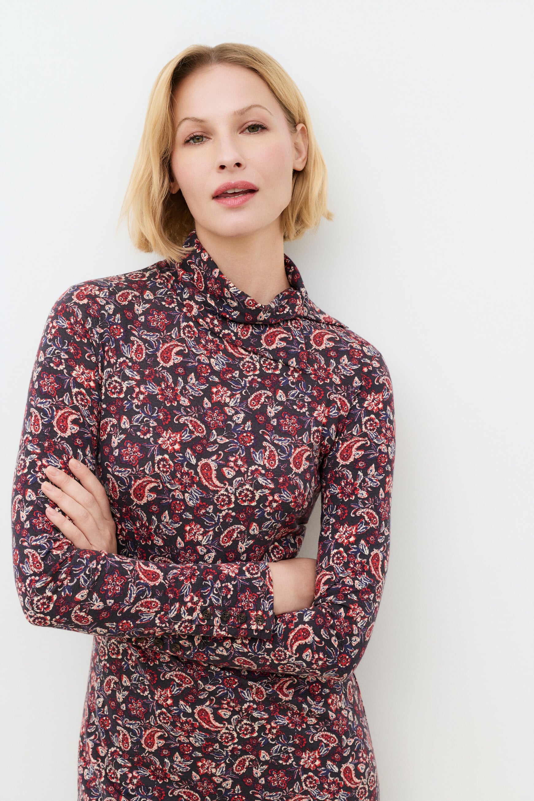 Rinna dress burgundy woman