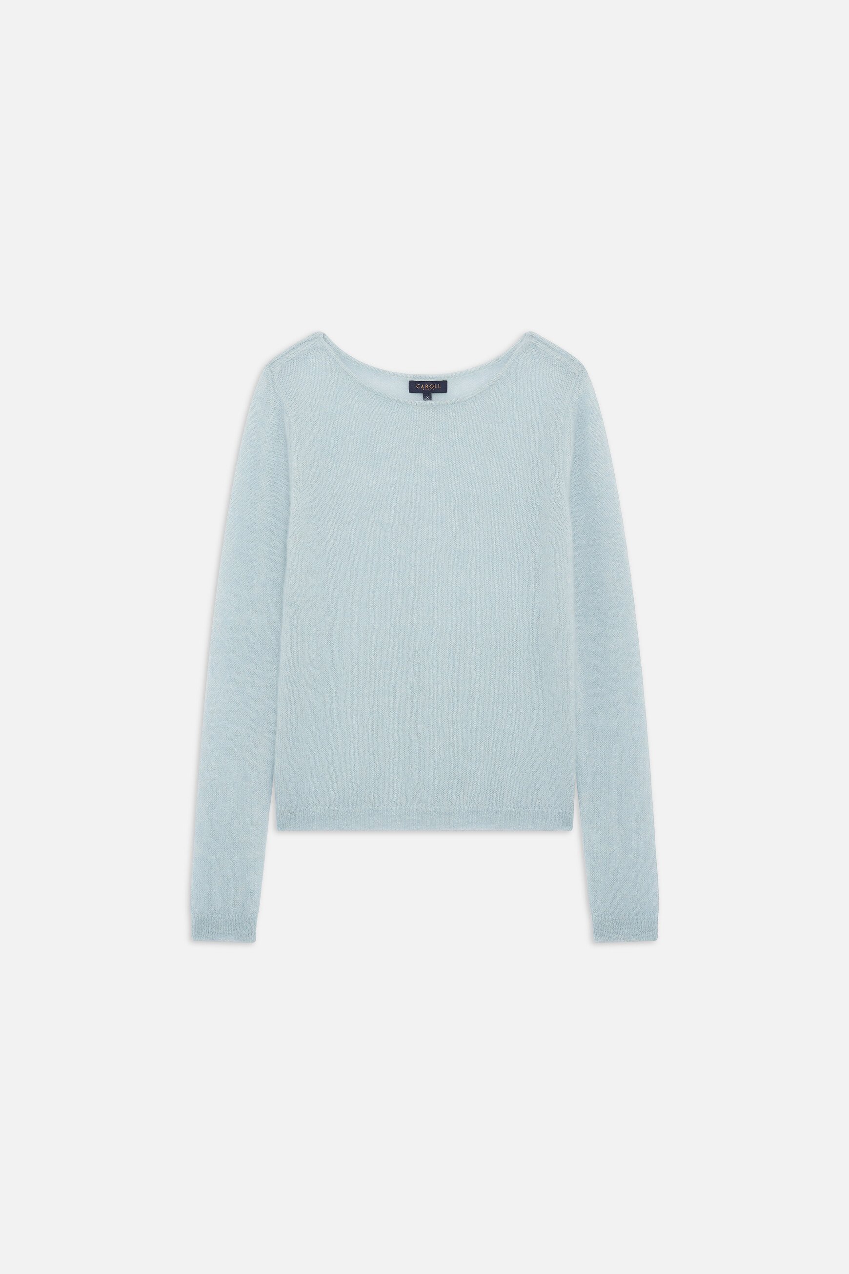 Pull Mvittoria bleu gris femme