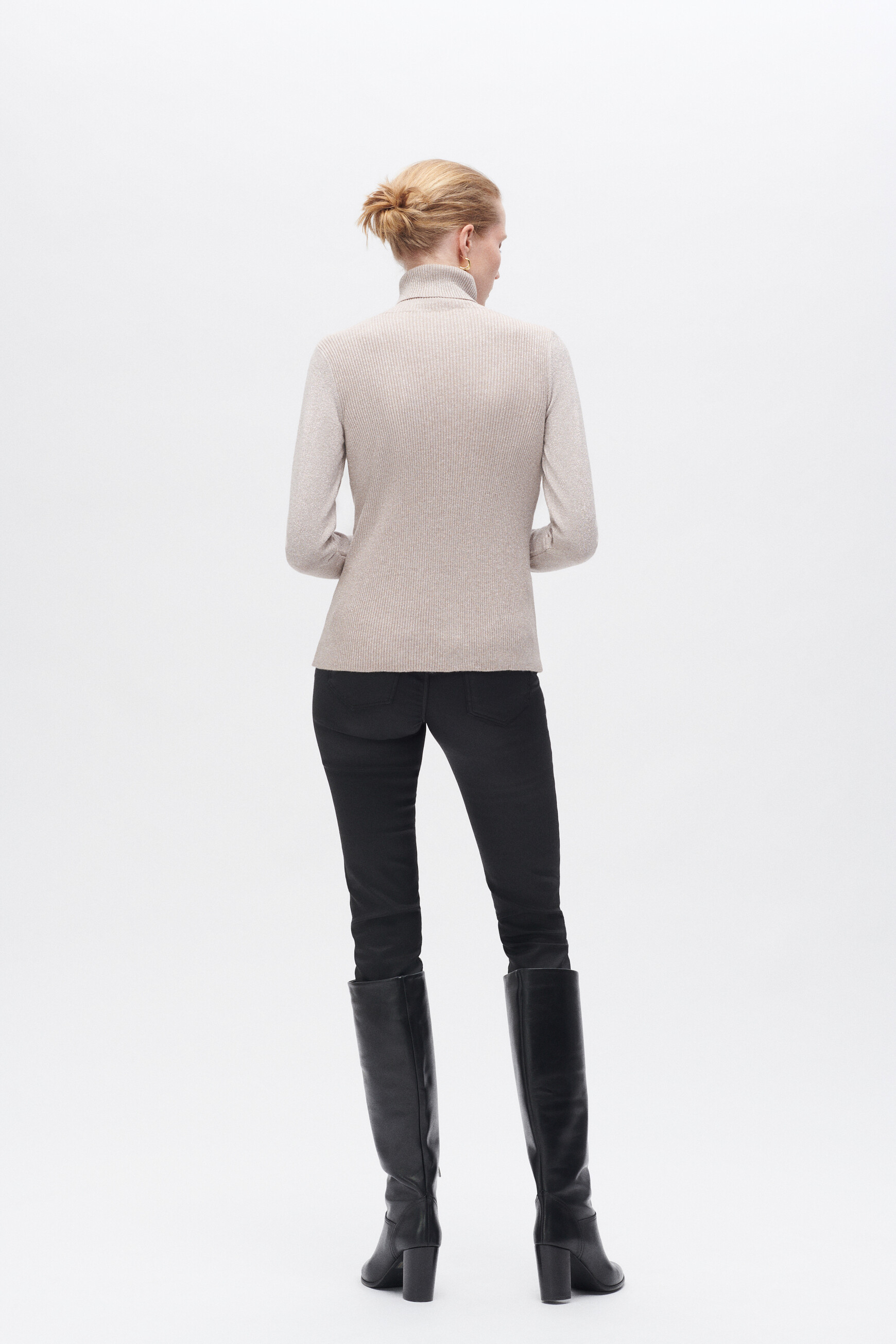 Pull mick gris argent femme
