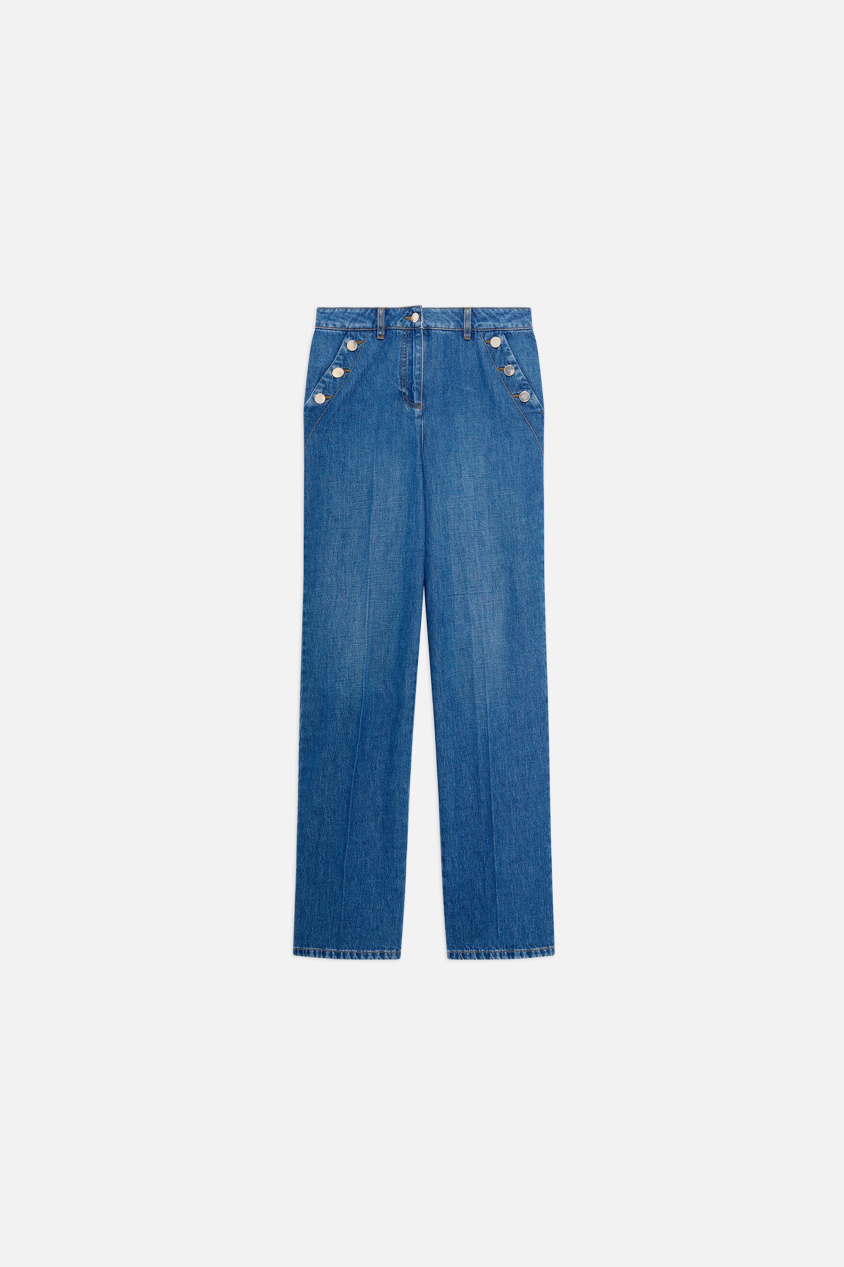 pantalon permal denim stone femme Pantalon Permal denim stone femme