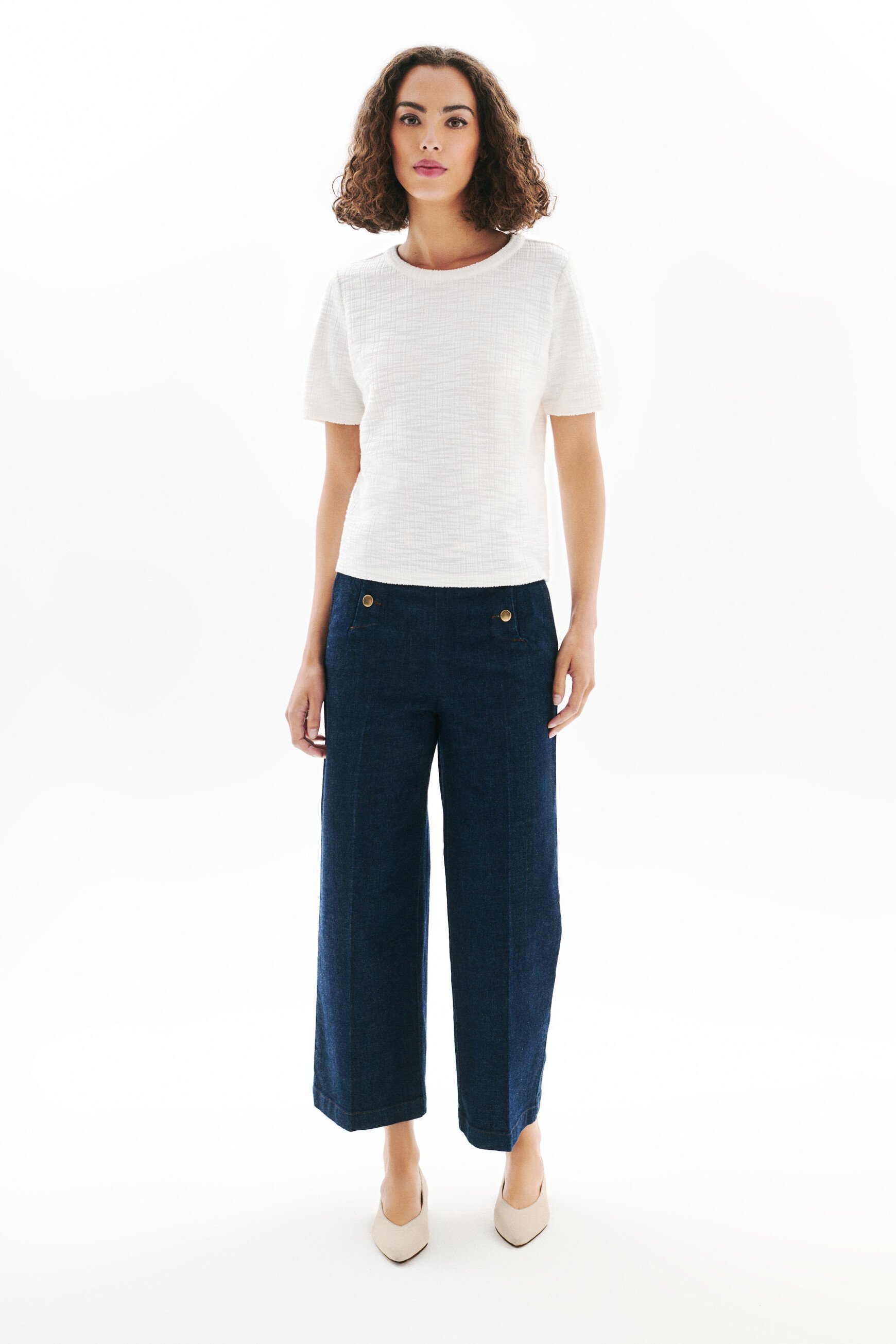 Camiseta Tdaphne crudo mujer