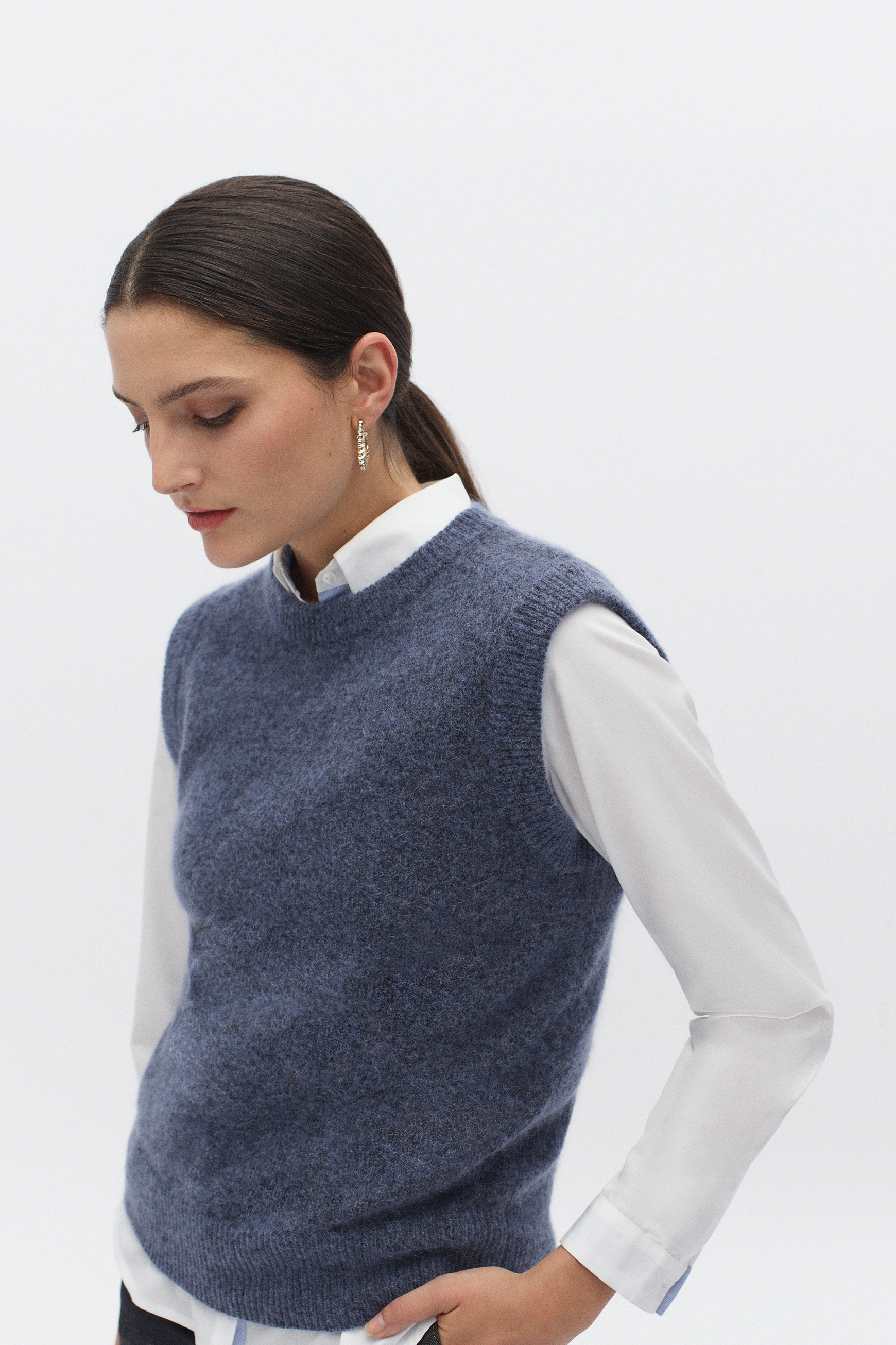 pull boris denim double stone femme pull boris denim double stone femme