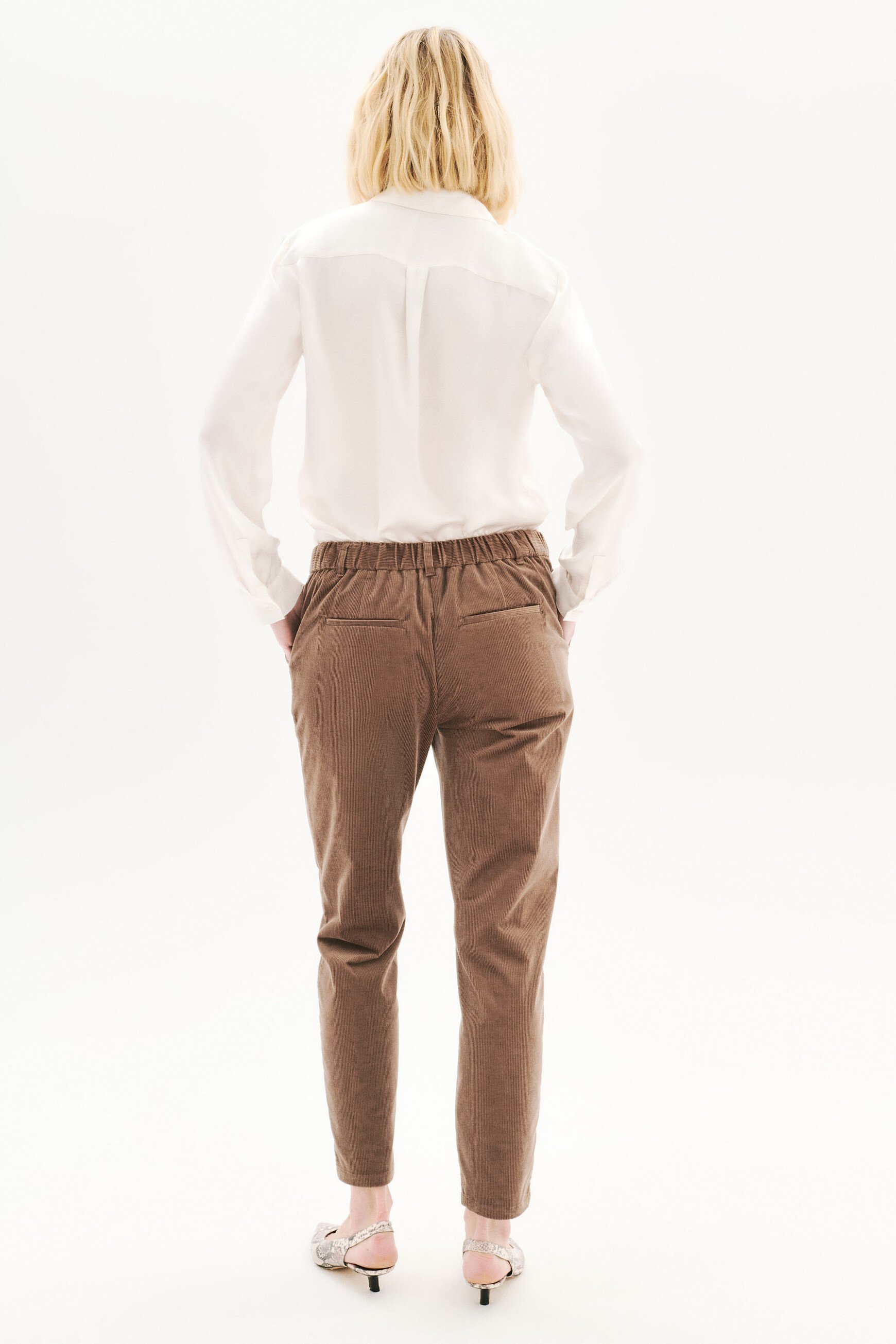 Pantalon Pnoorino marron clair femme