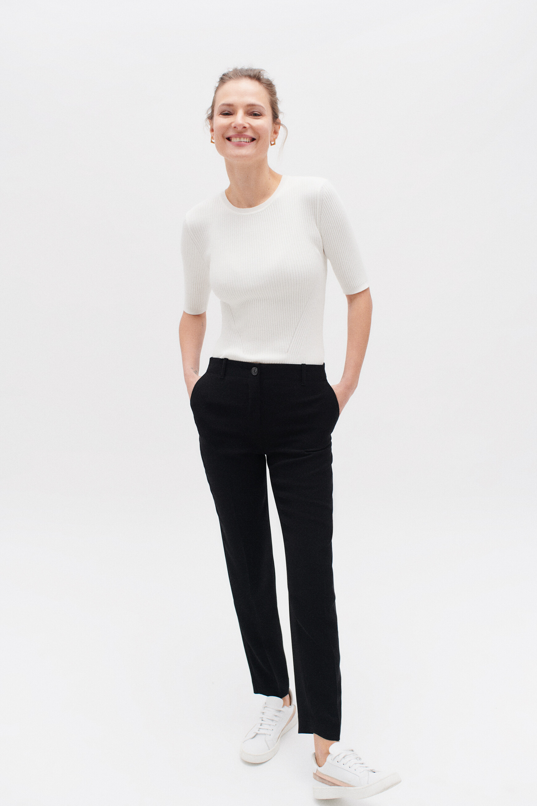 pantalon gautier noir femme pantalon gautier noir femme
