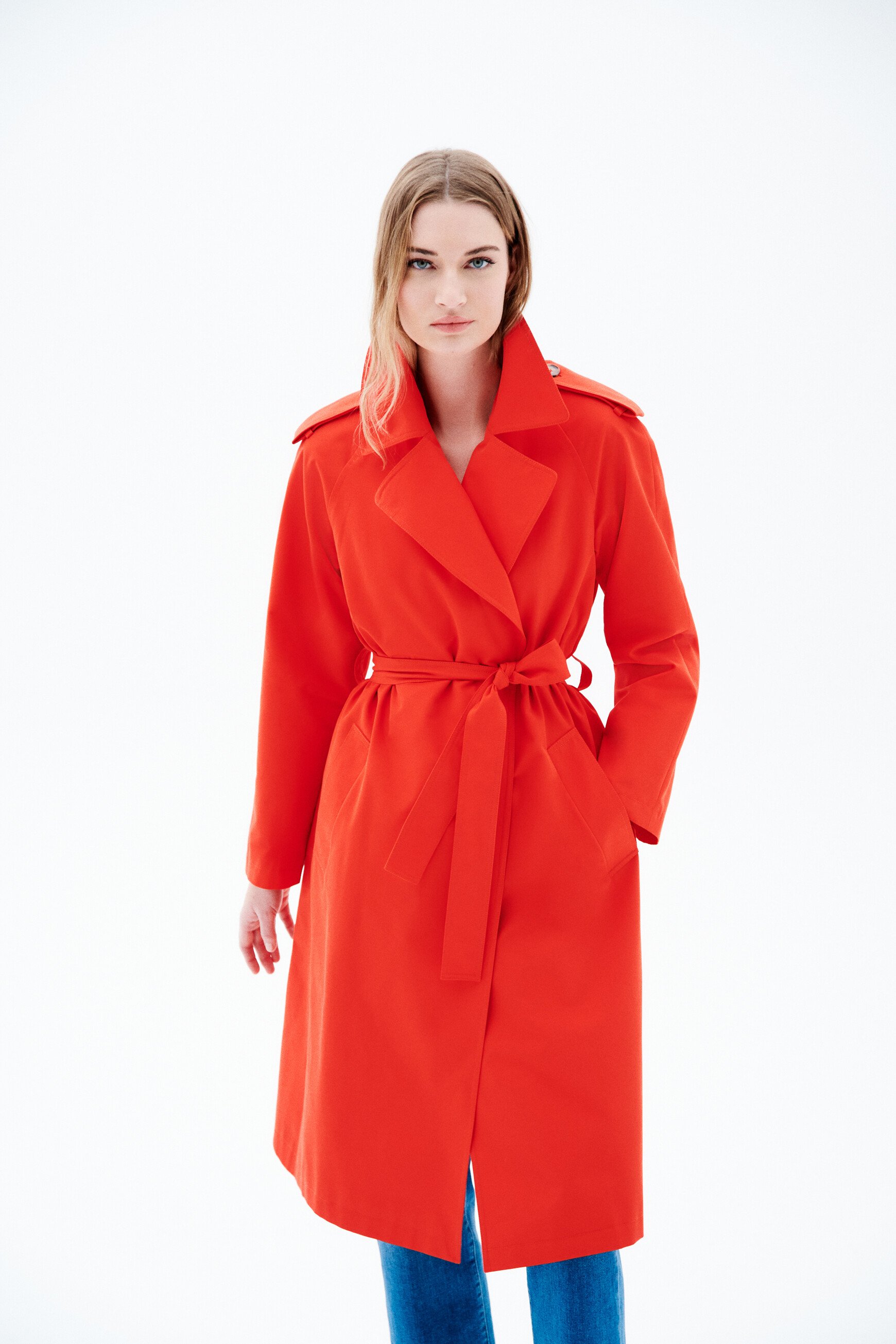 Trench coat caroll hotsell