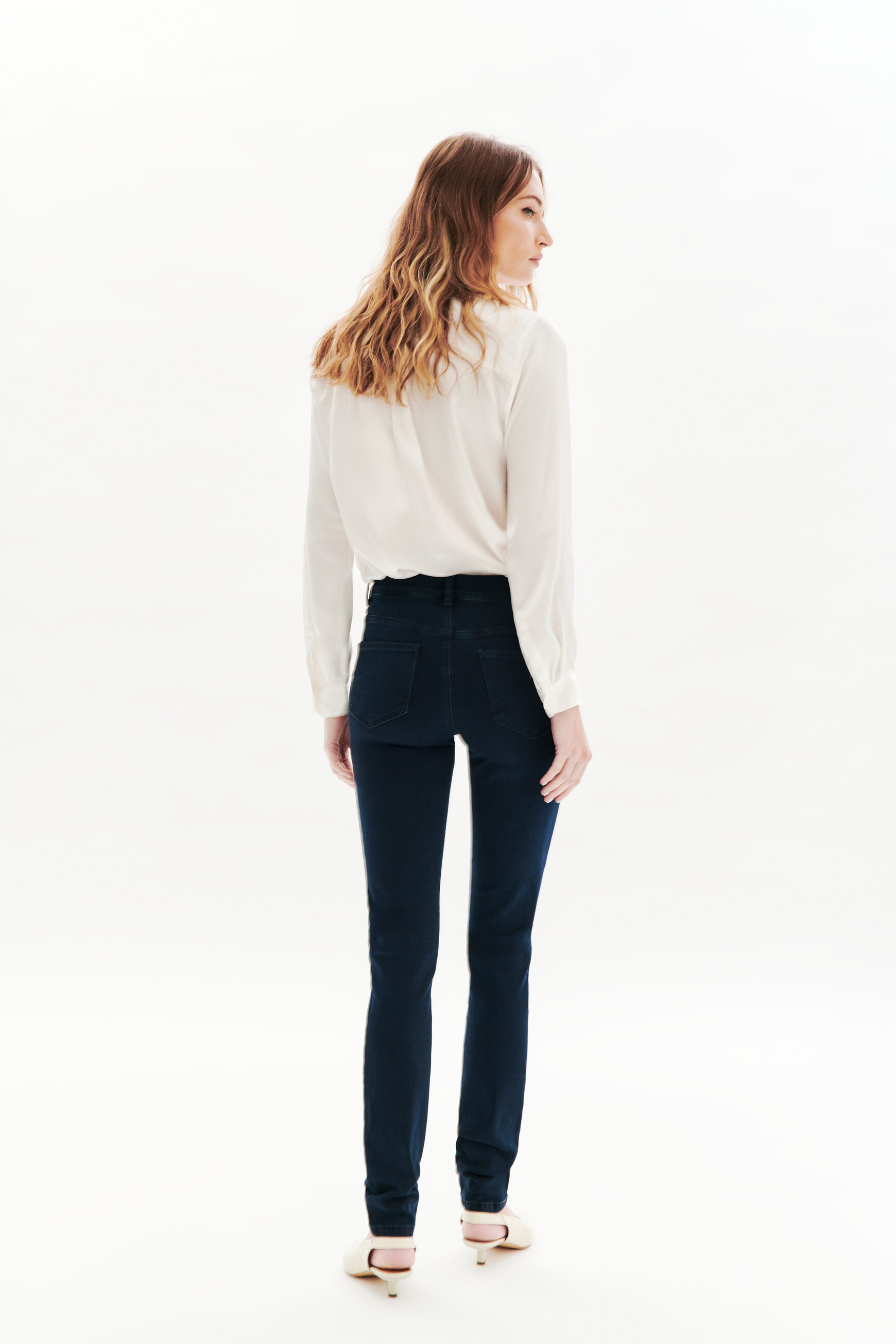 broek tom donkerblauw vrouw Broek Tom donkerblauw vrouw