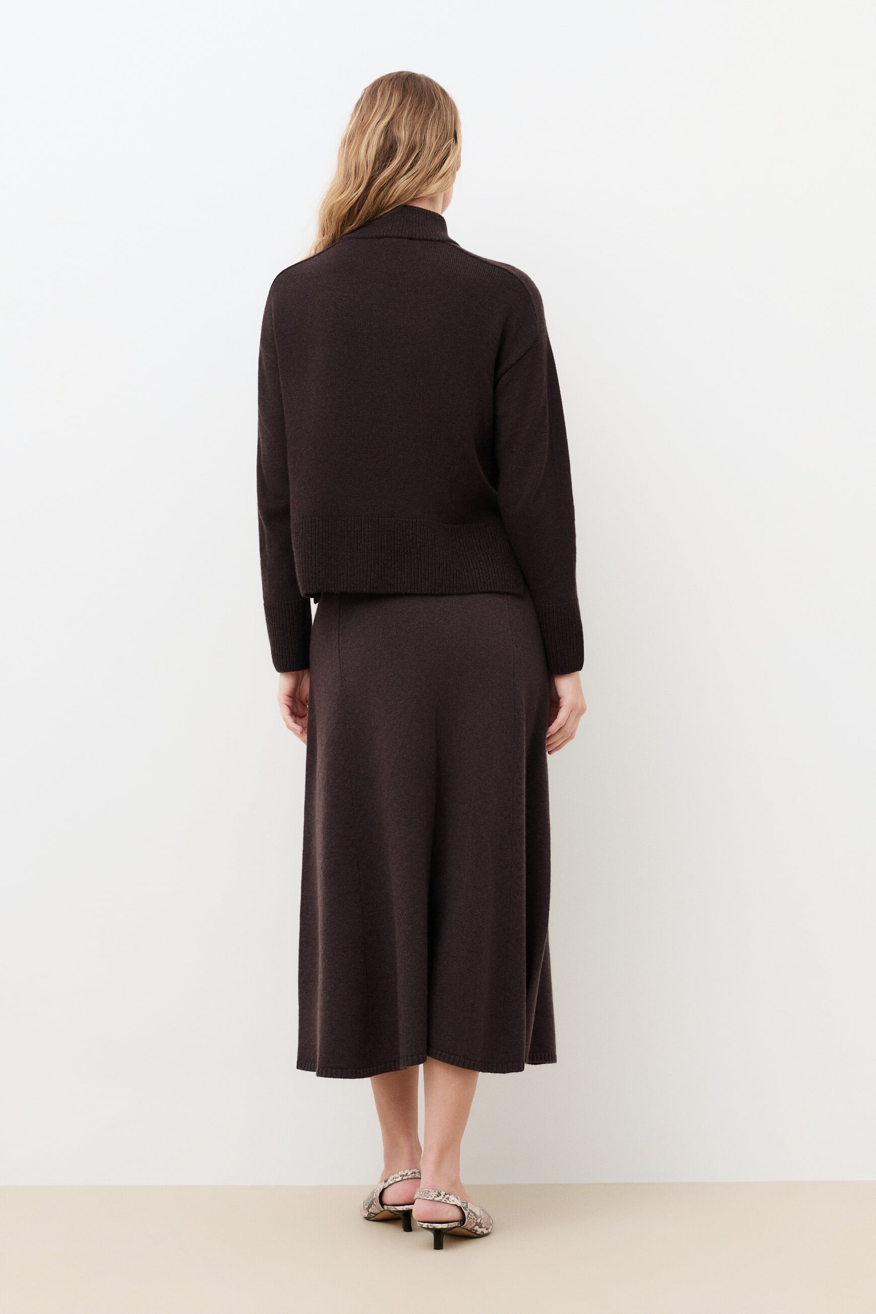 Mwalter sweater dark brown woman