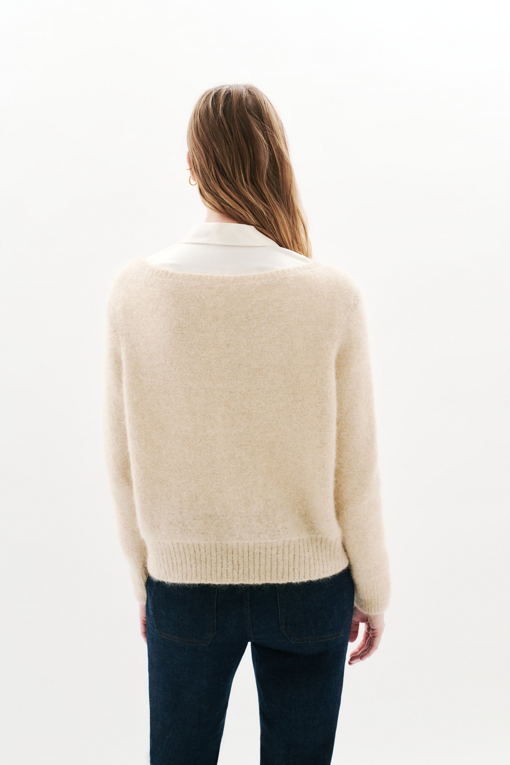 Stephano sweater light grey woman