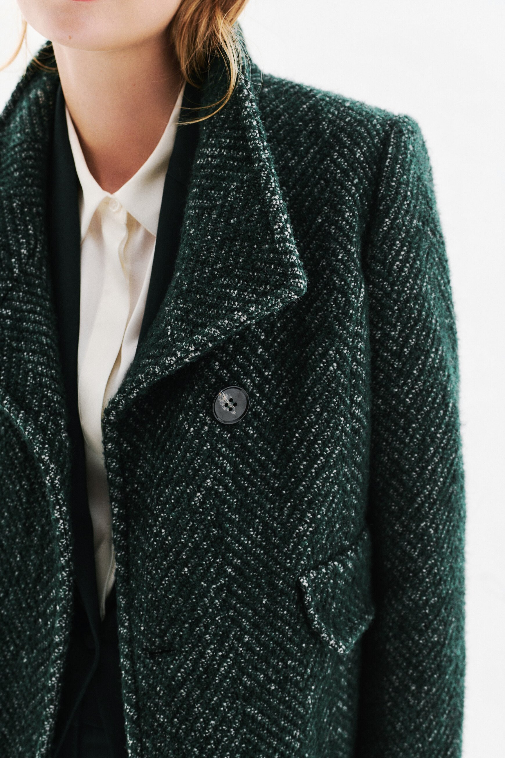 Abrigo Ali verde oscuro mujer