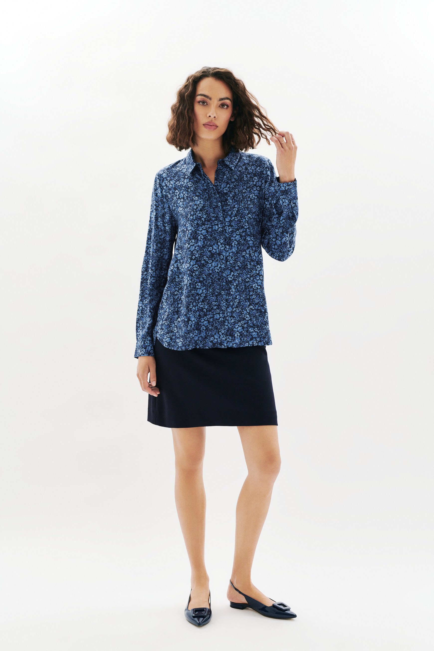 chemise jamie bleu marine femme Chemise Jamie bleu marine femme