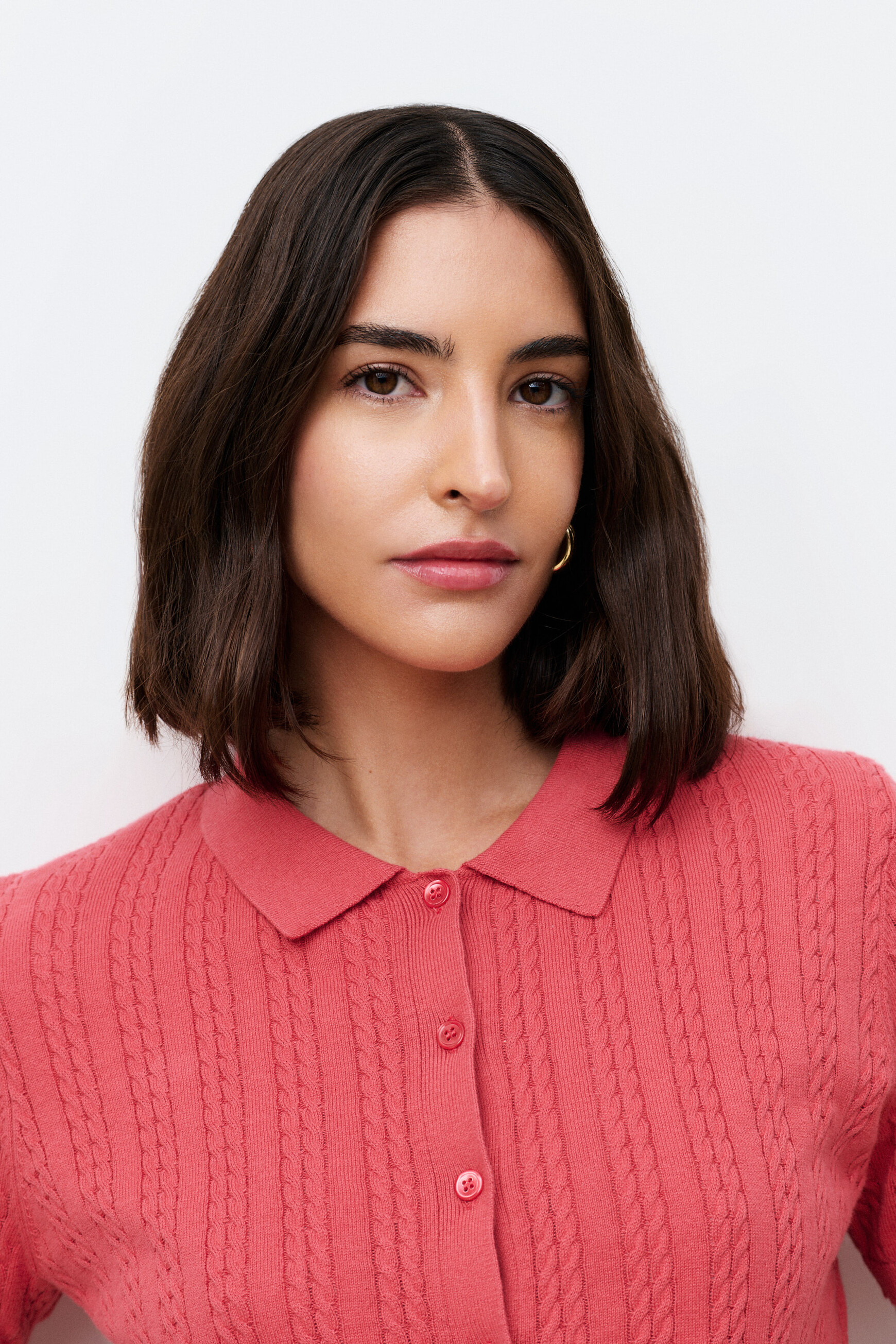 Barbara sweater raspberry pink woman