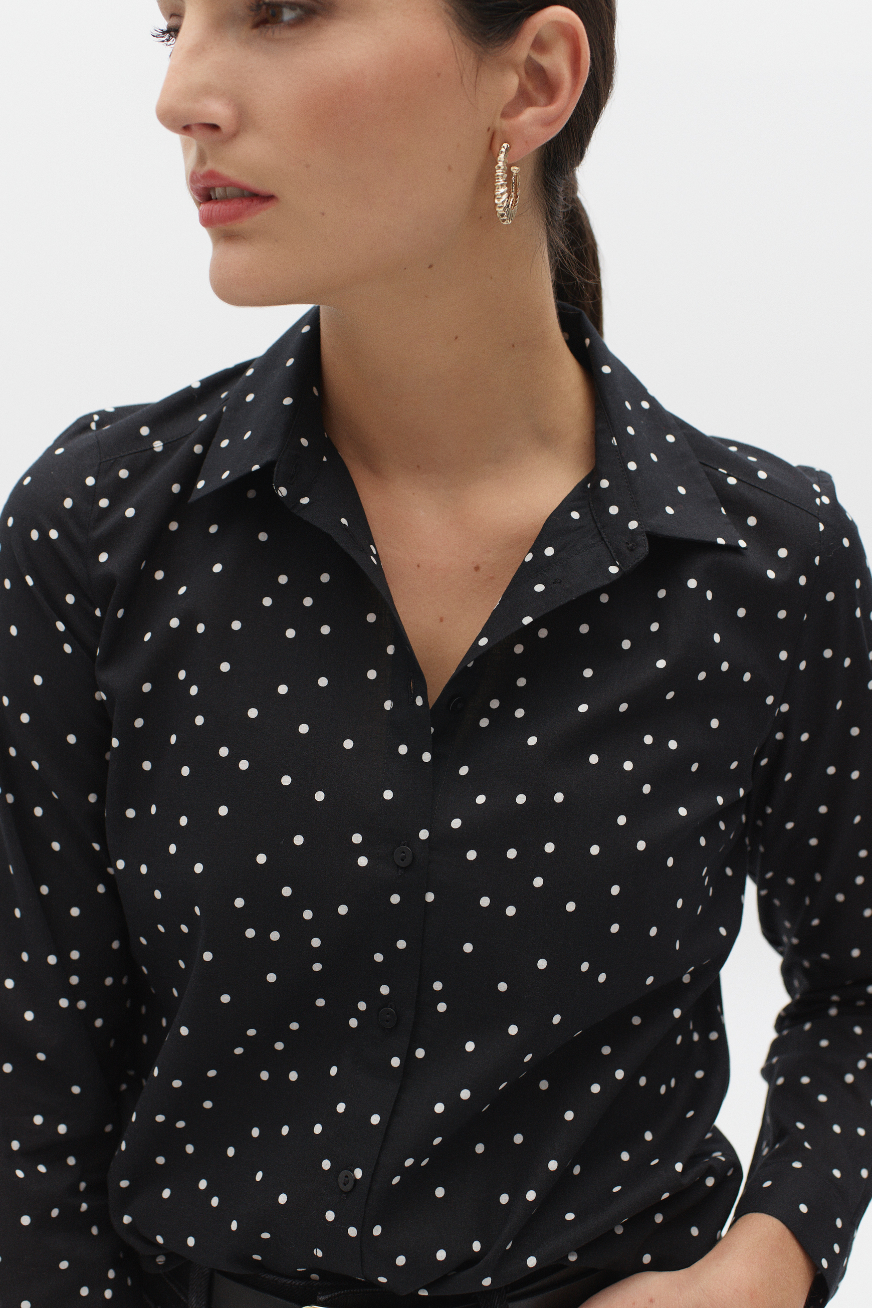chemisier jessica pois noir femme chemisier jessica pois noir femme