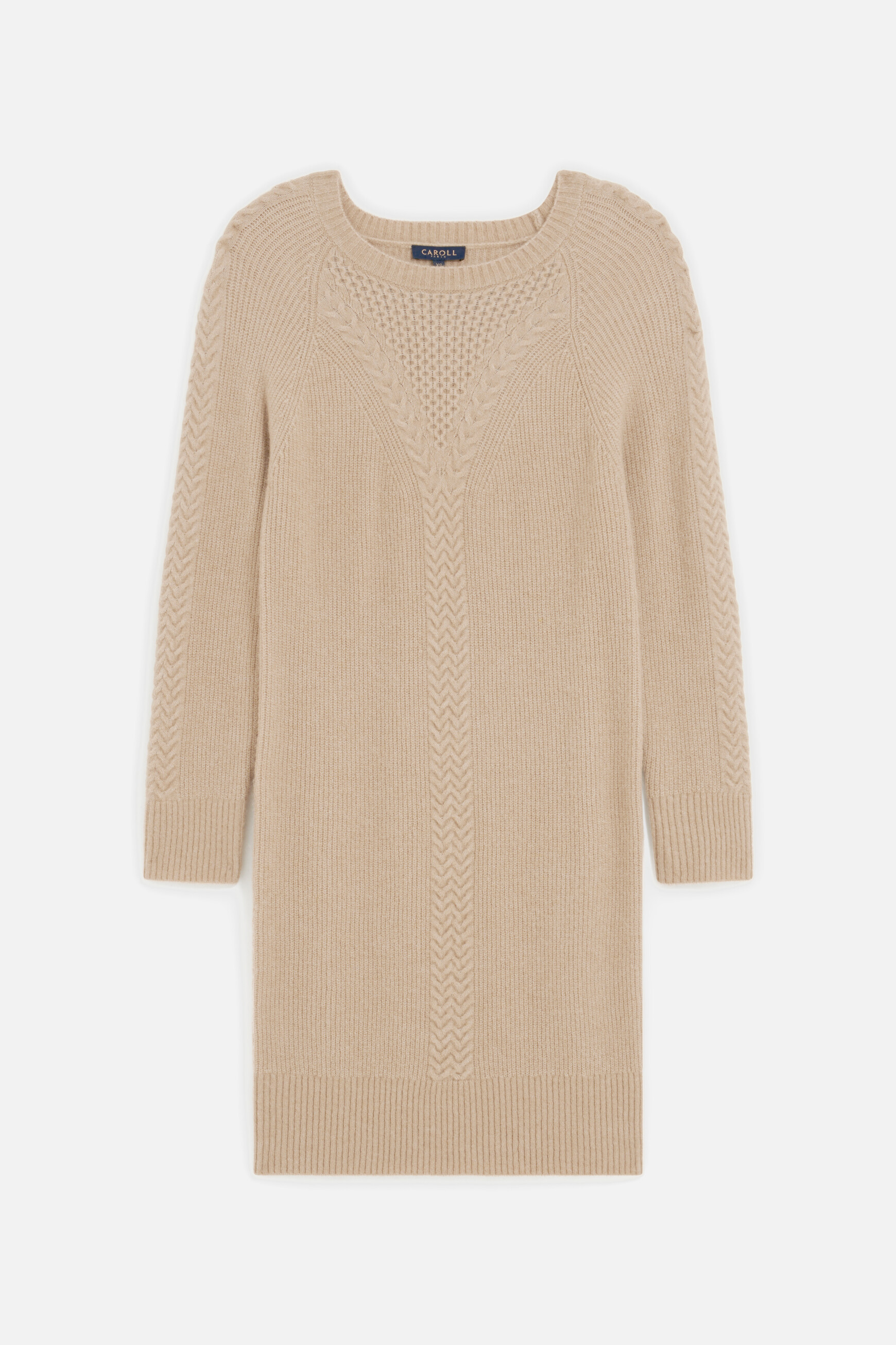 Robe rsophie taupe femme