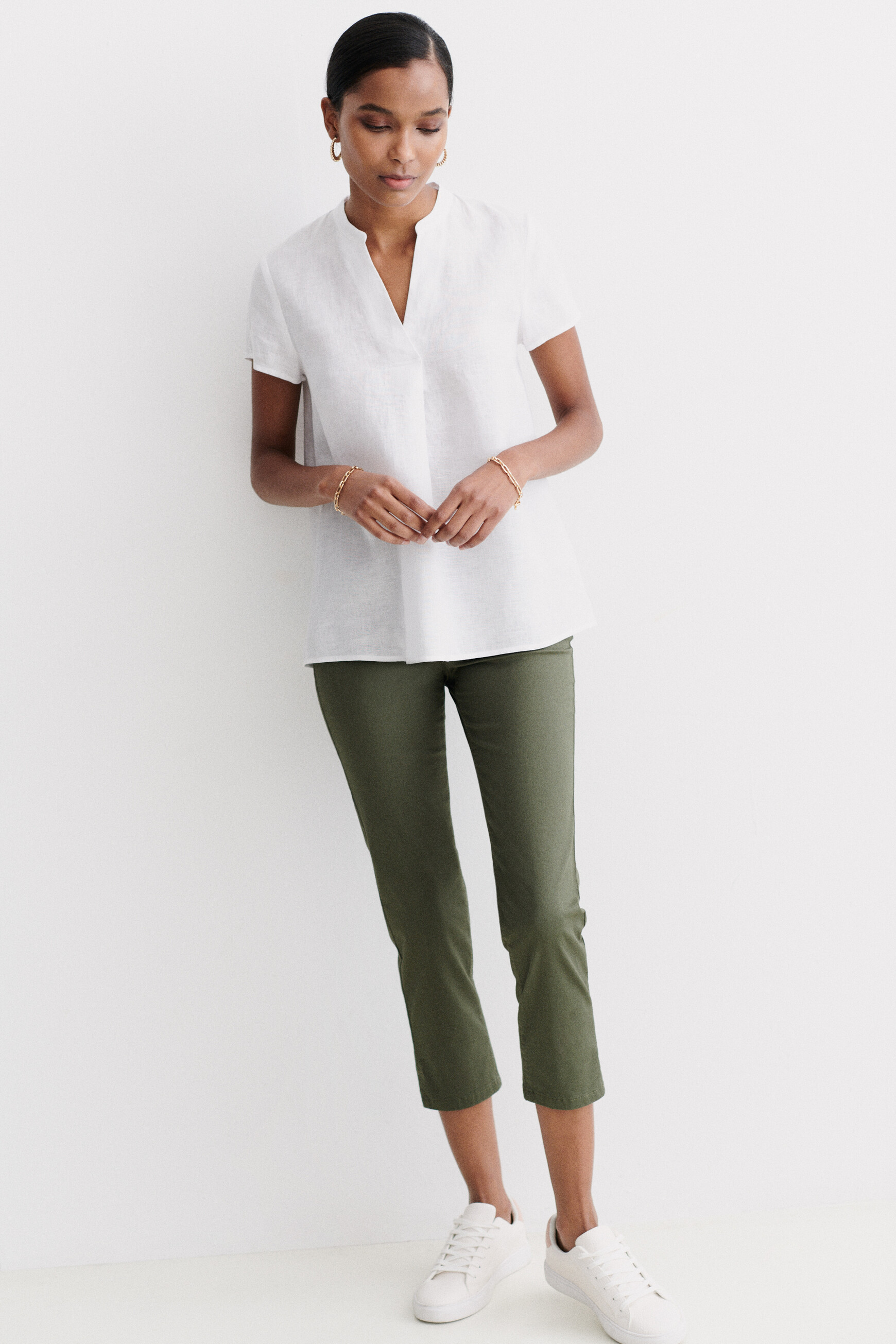 blouse kat 100 lin blanc femme blouse kat 100% lin blanc femme