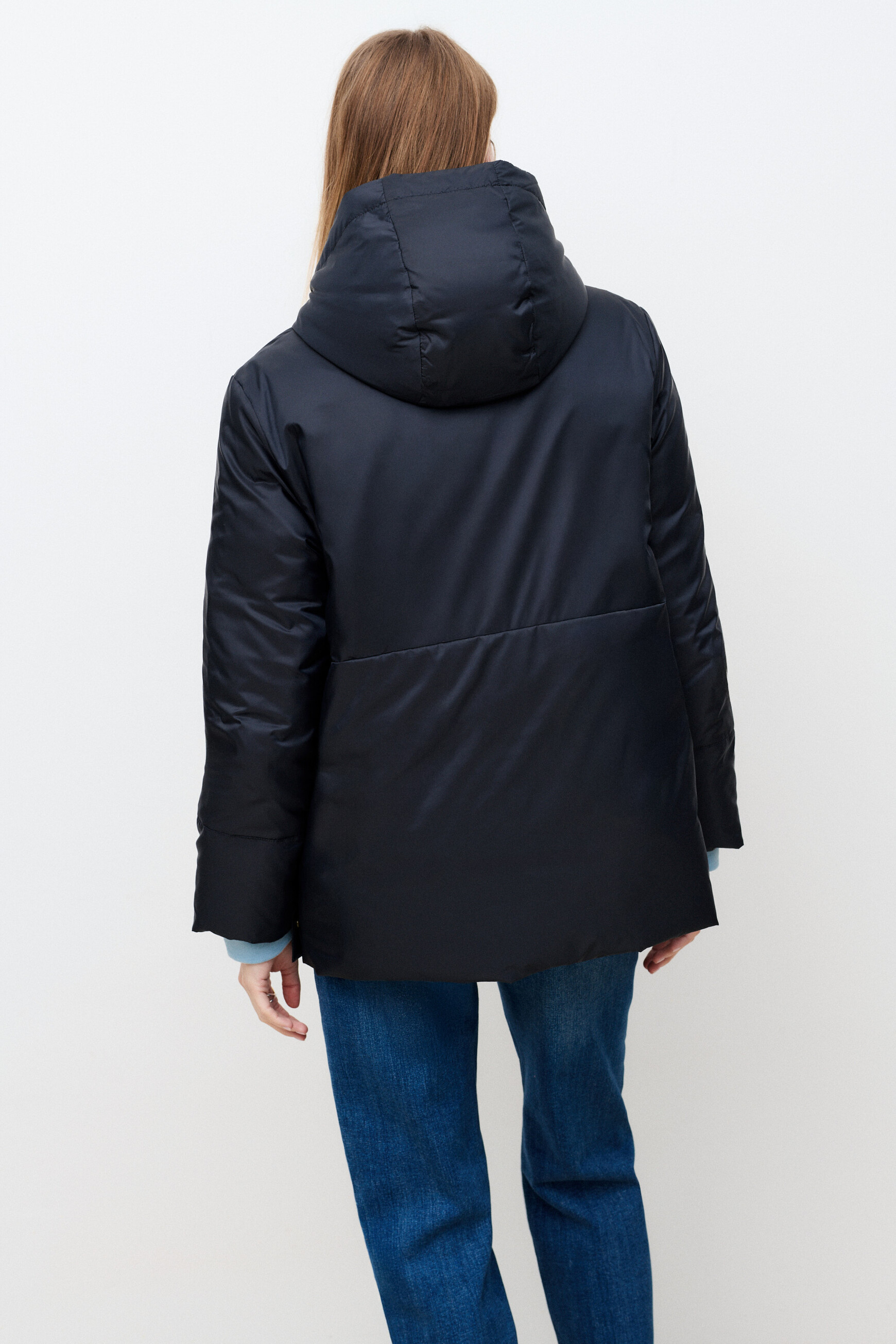 Manteau Galixe bleu marine femme