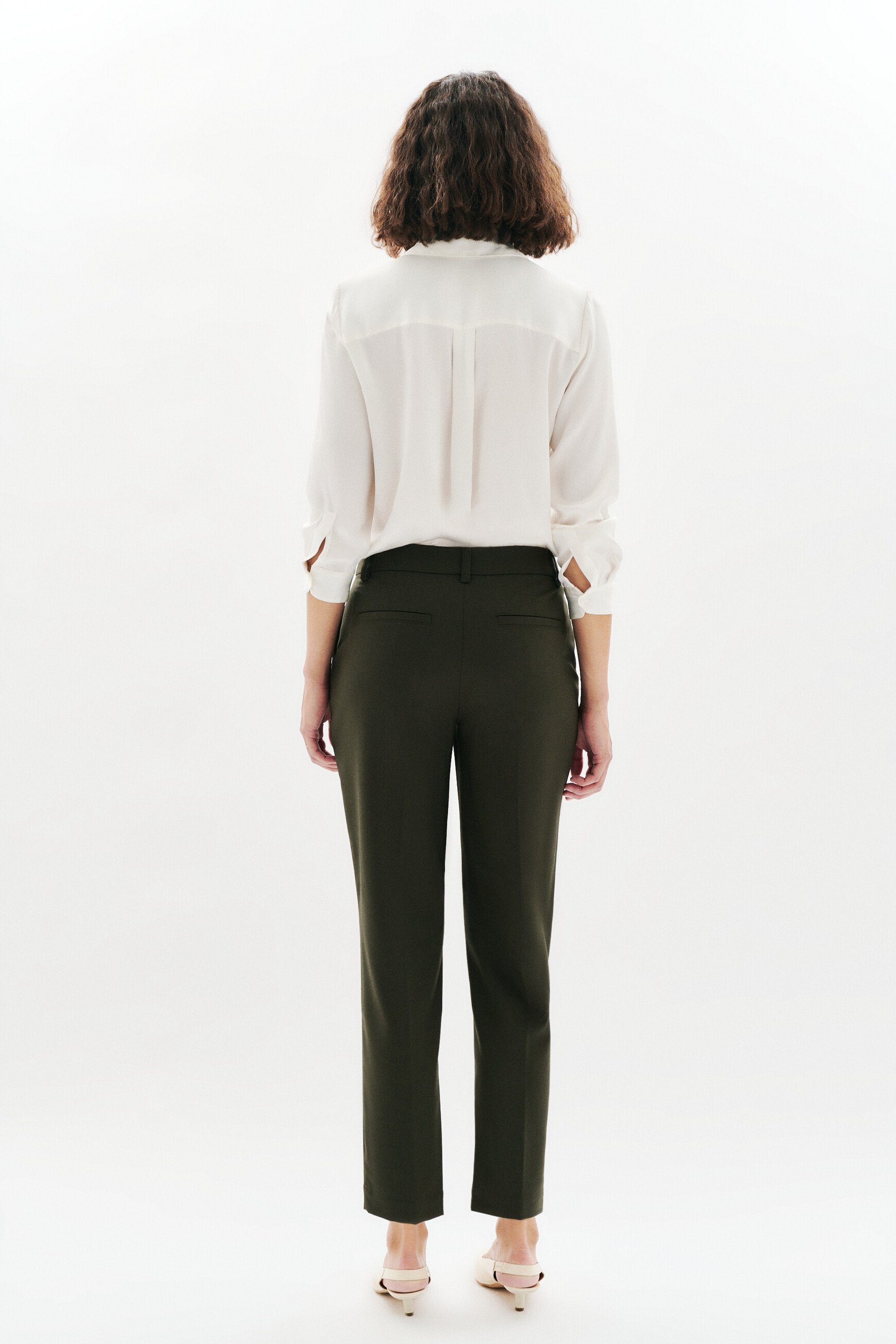 Pantalon Pilotiville vert foncé femme