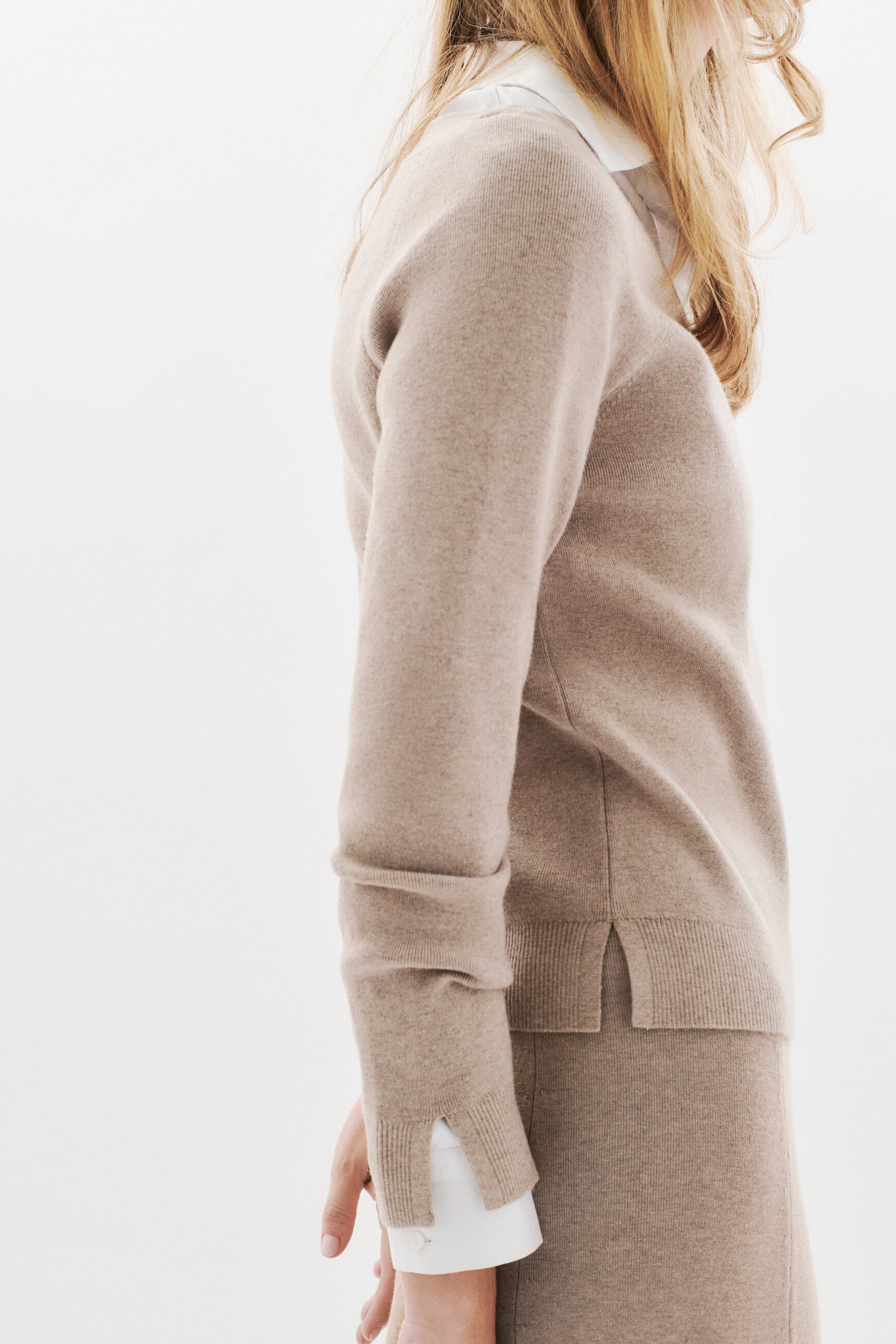 mauricia sweater light brown woman Mauricia sweater light brown woman