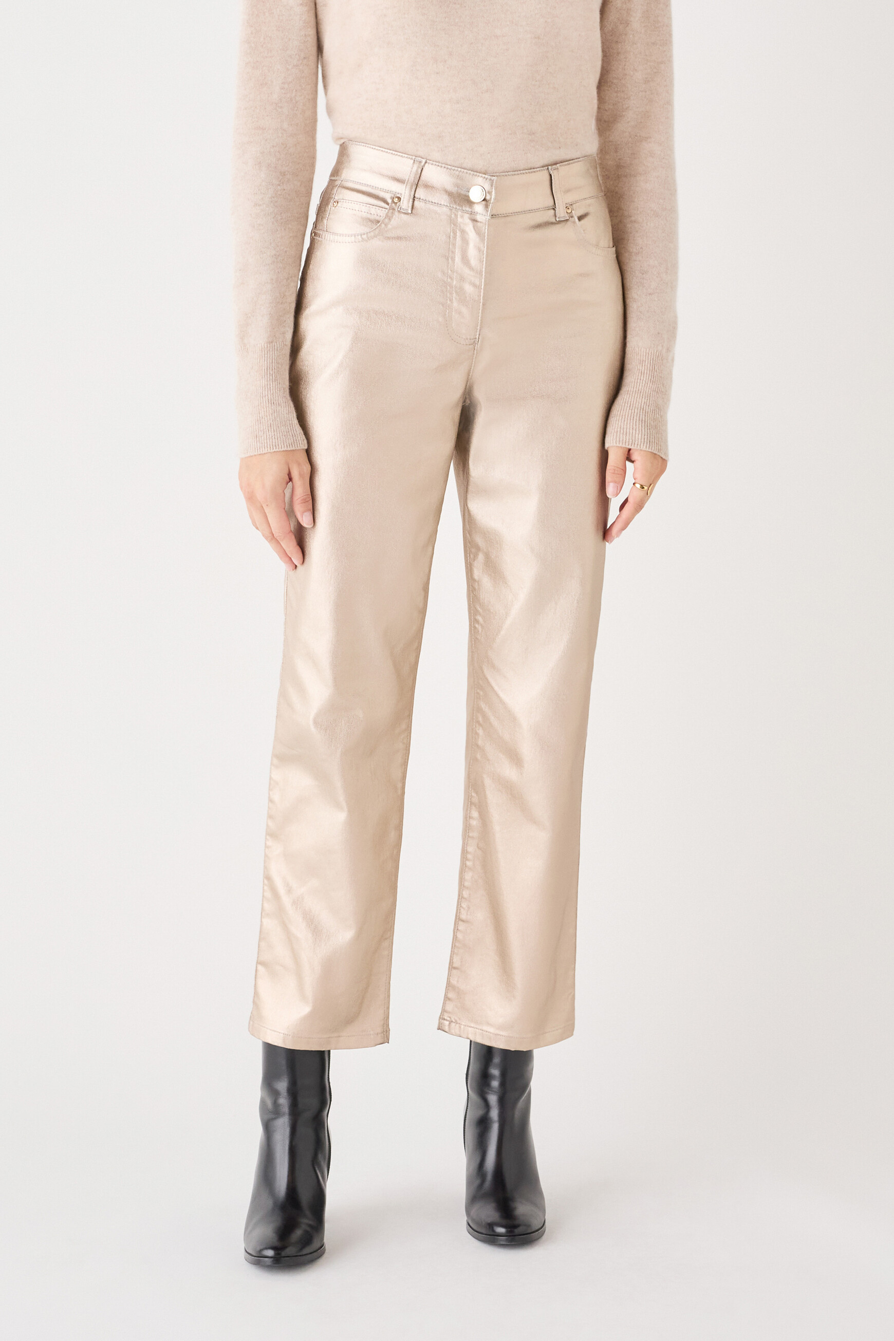 poppy2 trousers gold woman Poppy2 trousers gold woman