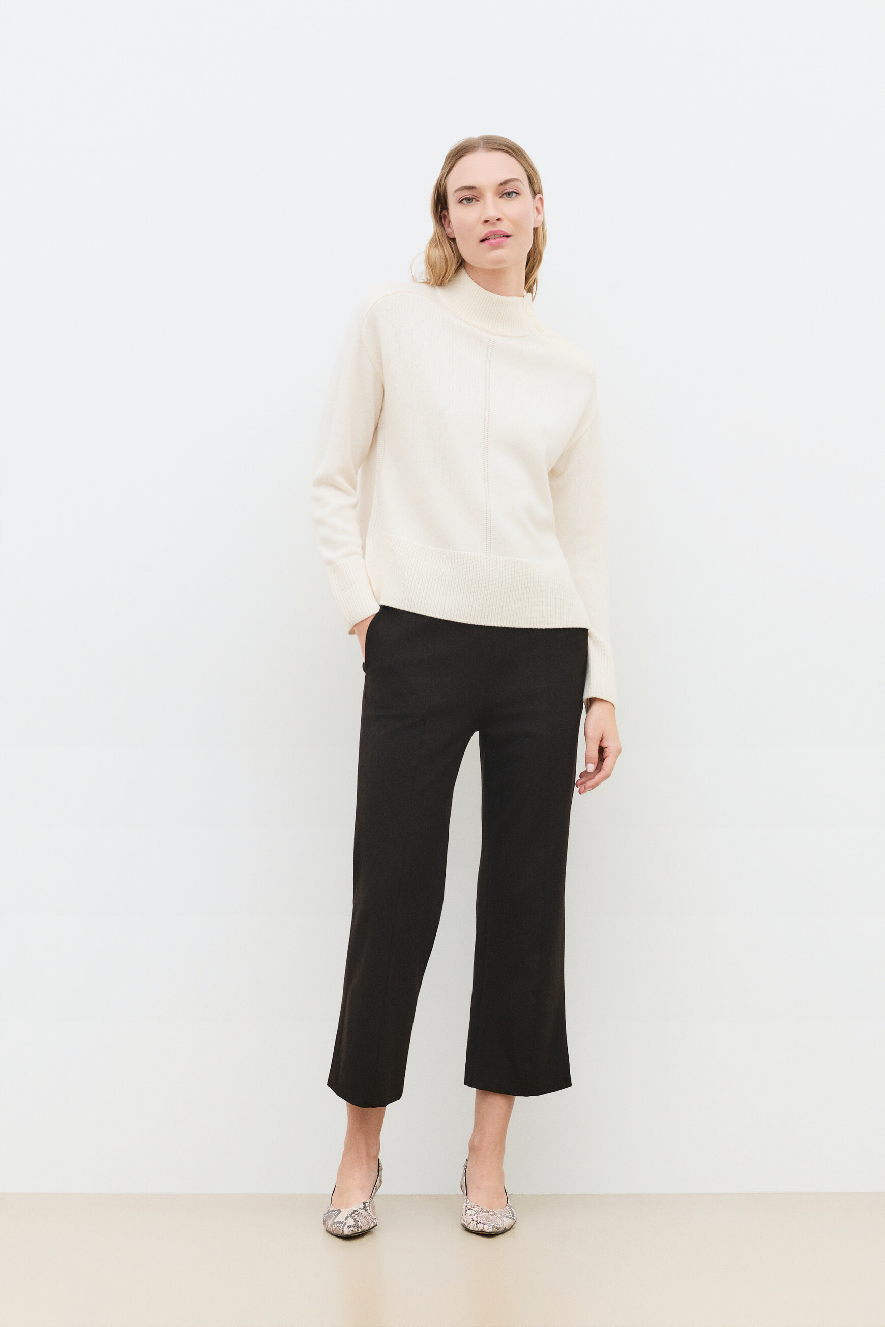 Mwalter sweater ecru woman