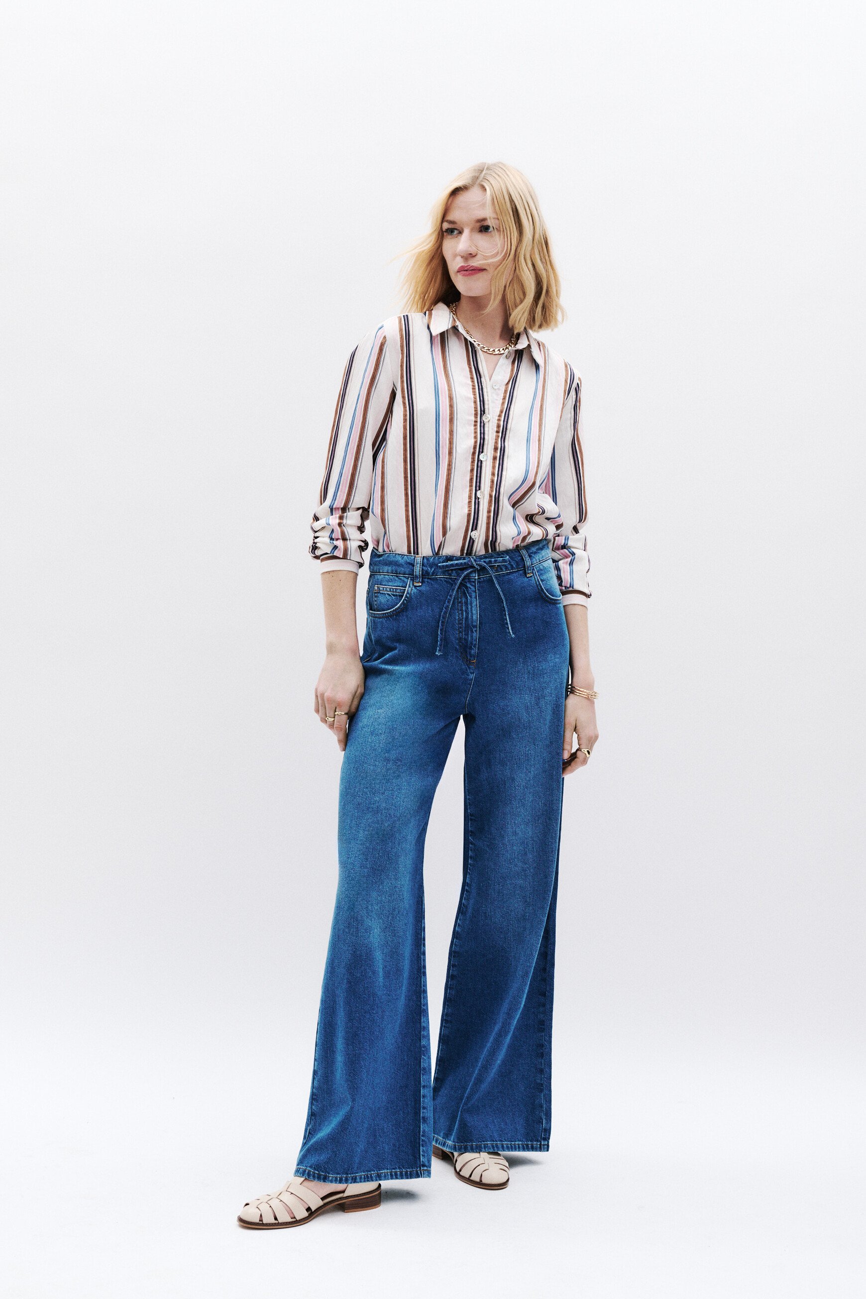 pantalon pastor denim baby bleu femme Pantalon Pastor denim baby bleu femme