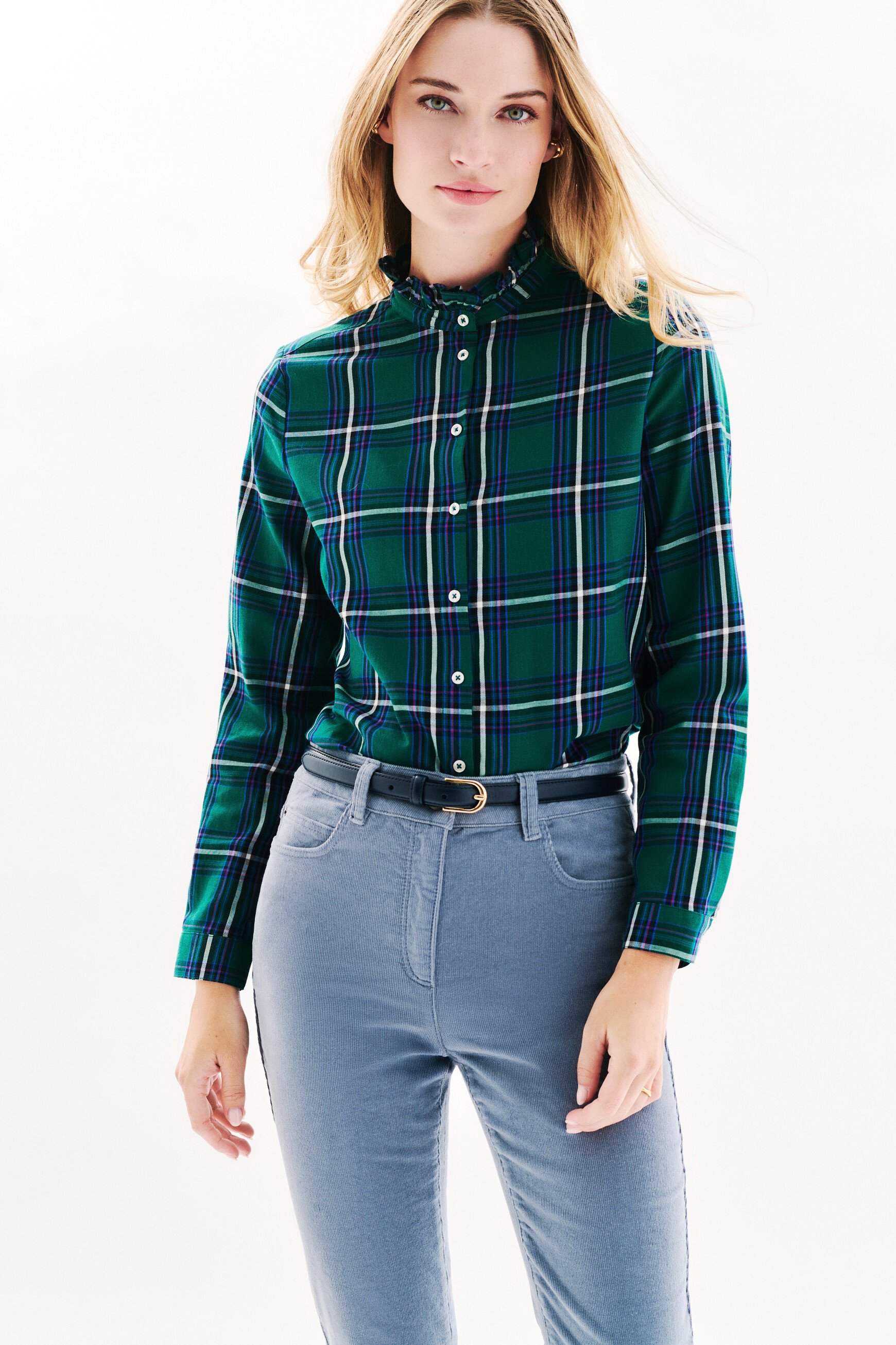 Celica shirt teal green woman