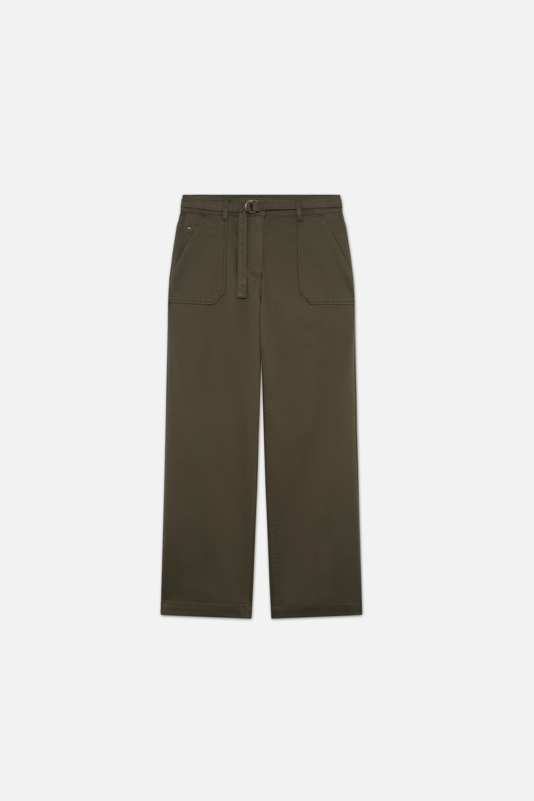 pantalon positano vert kaki femme Pantalon Positano vert kaki femme