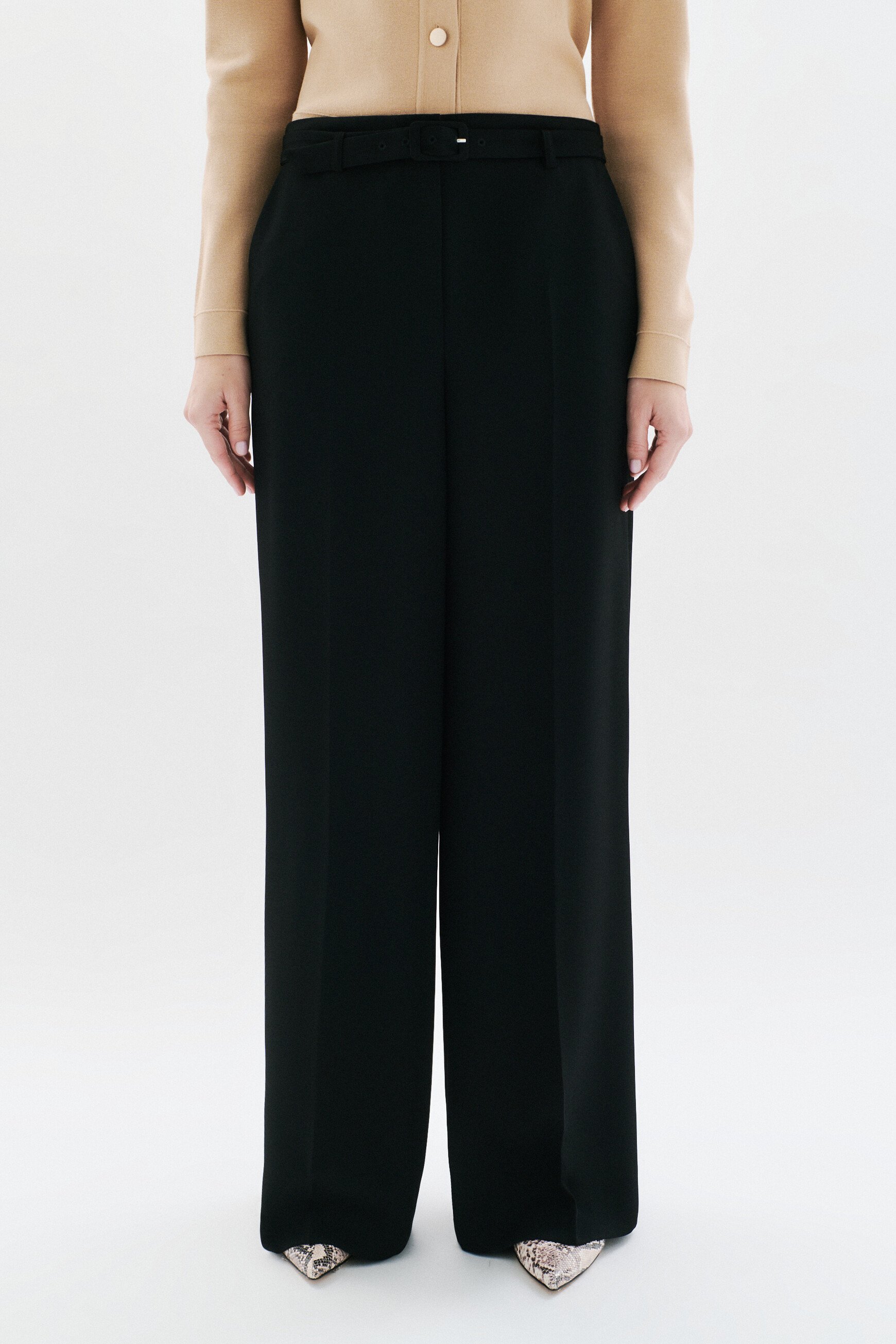 Pantalon Pclem noir femme