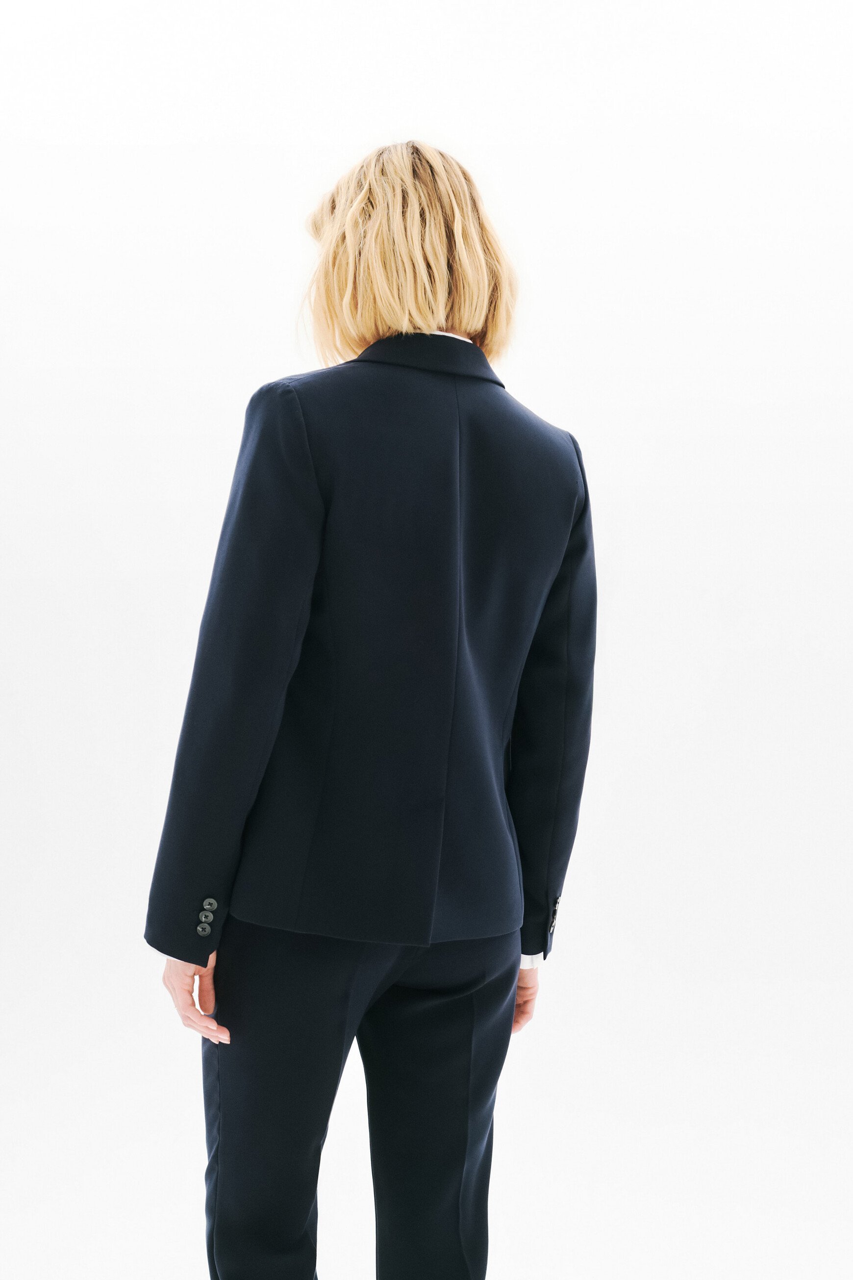 Vantea blazer navy blue woman