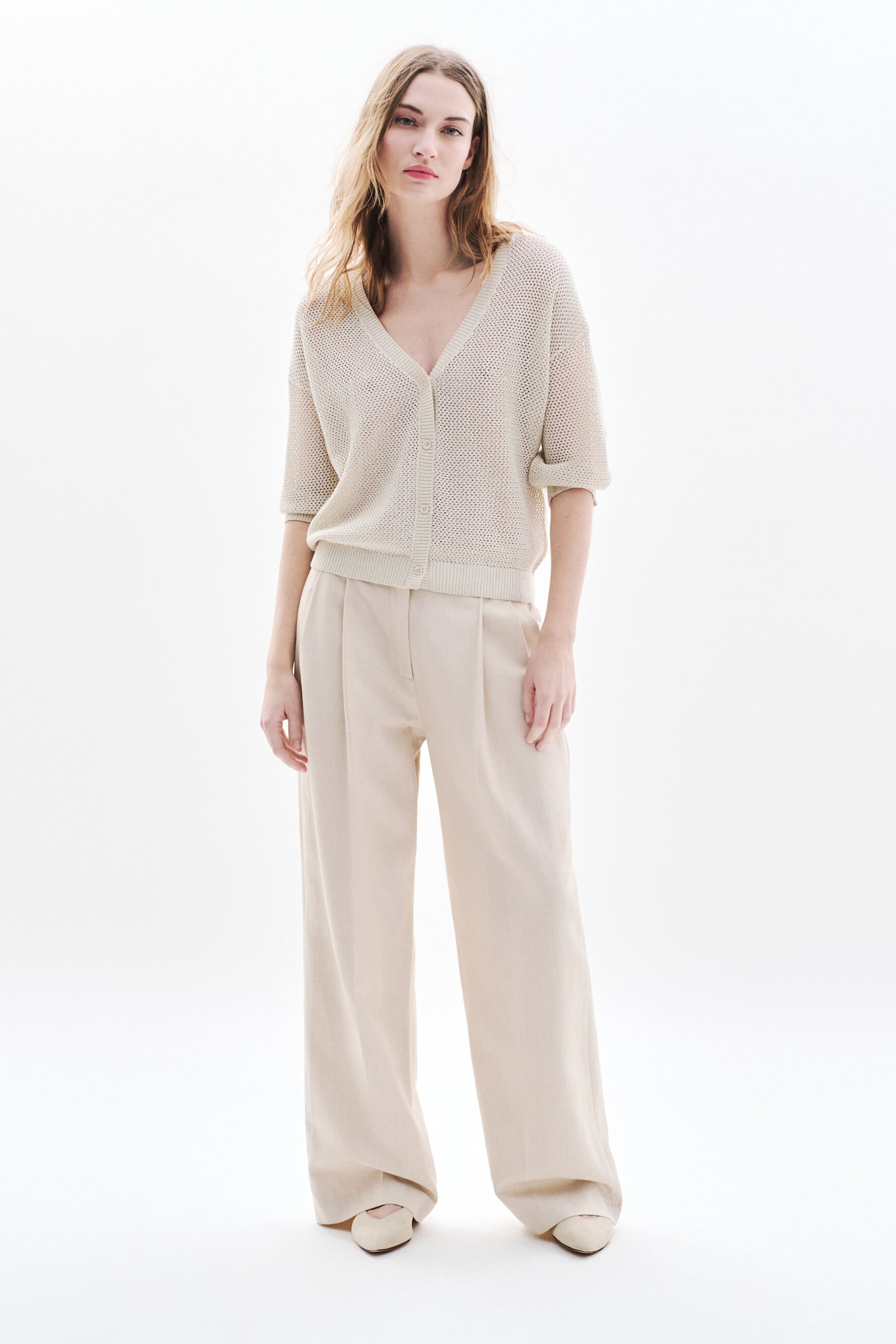 Cardigan Miranda crema mujer