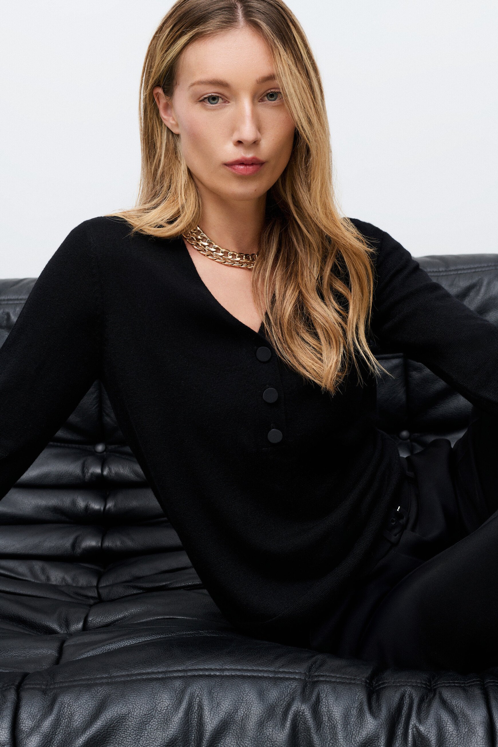 Pull Mbettina noir femme