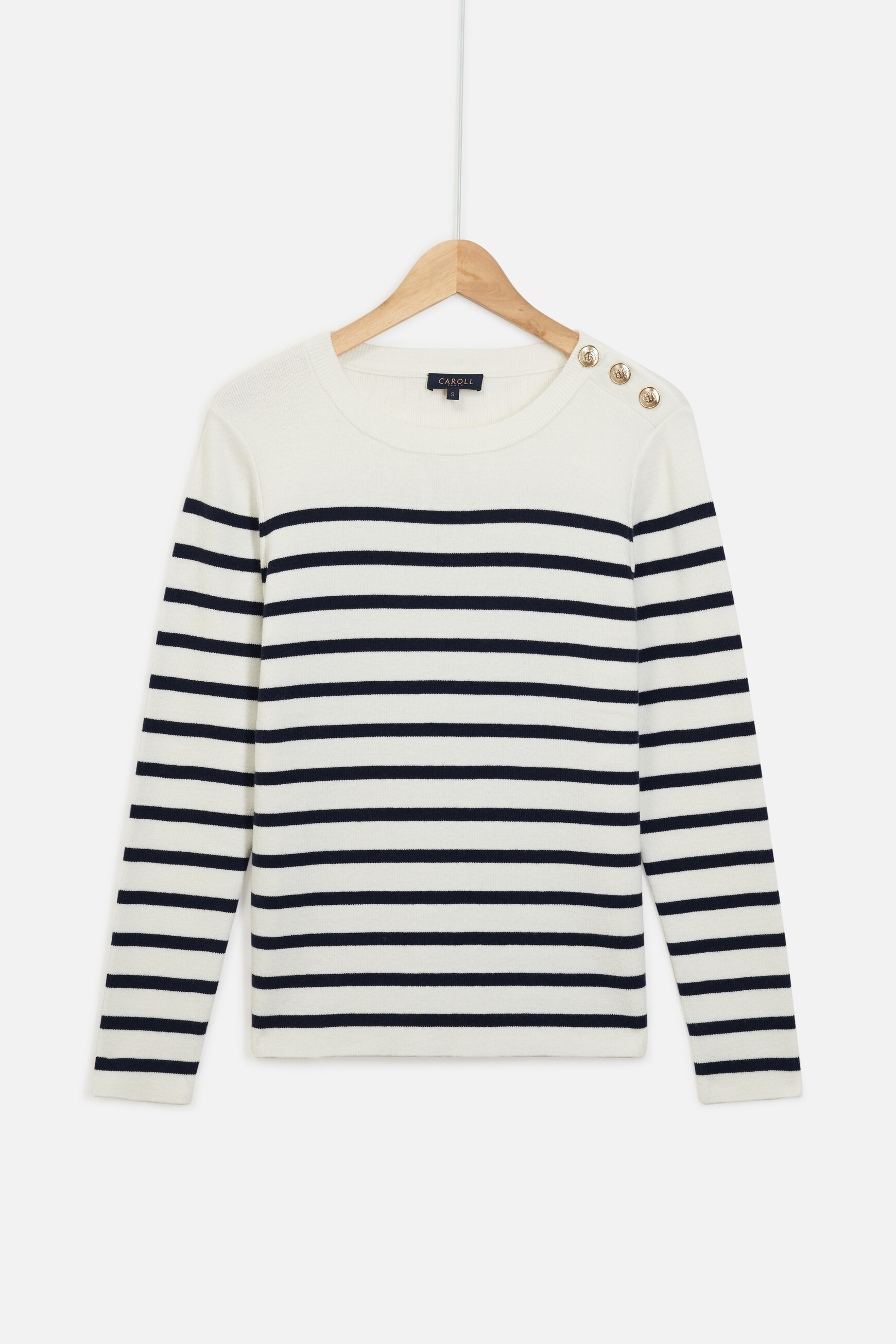 pull mariniere louise bleu marine femme