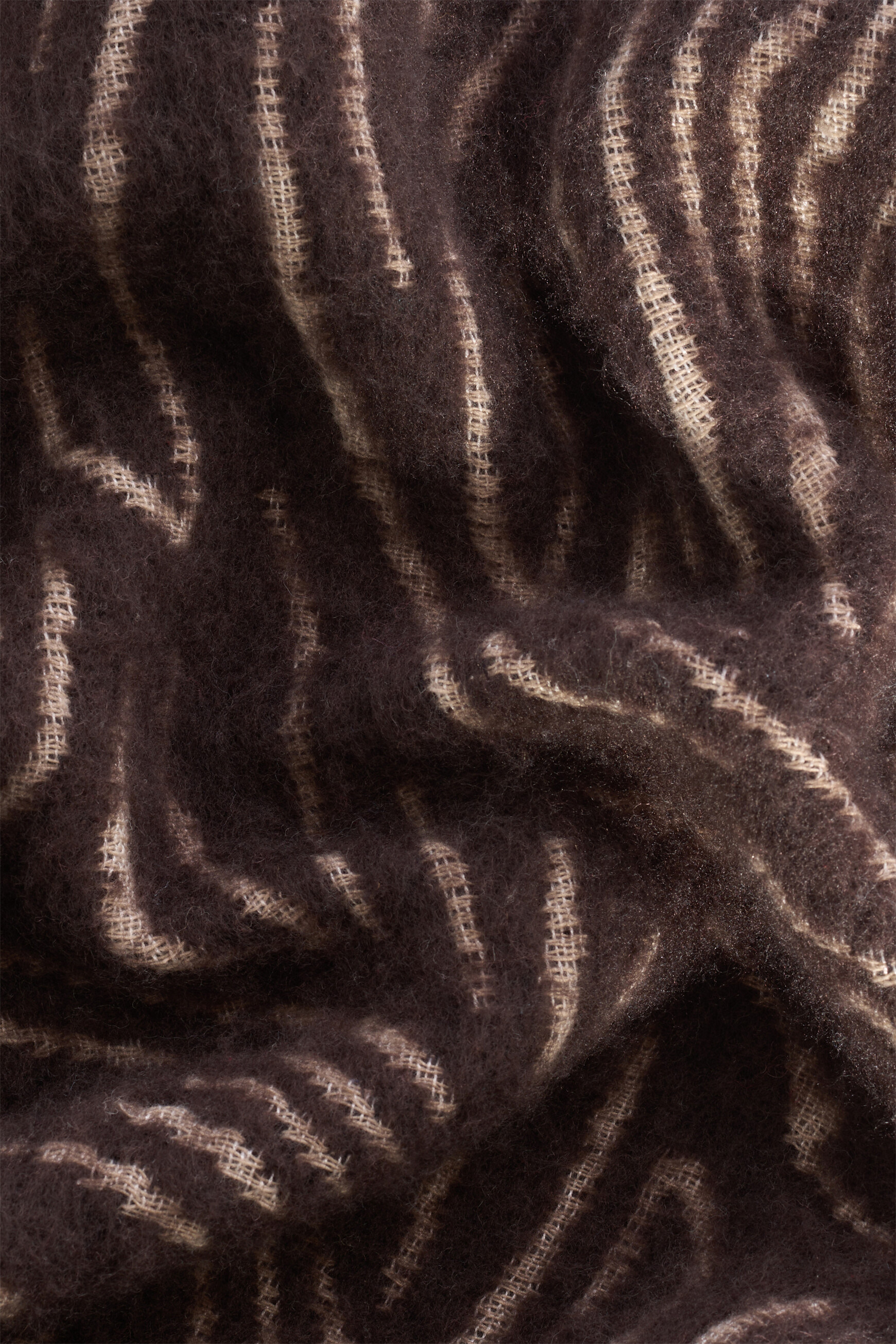 Mazera scarf dark brown woman