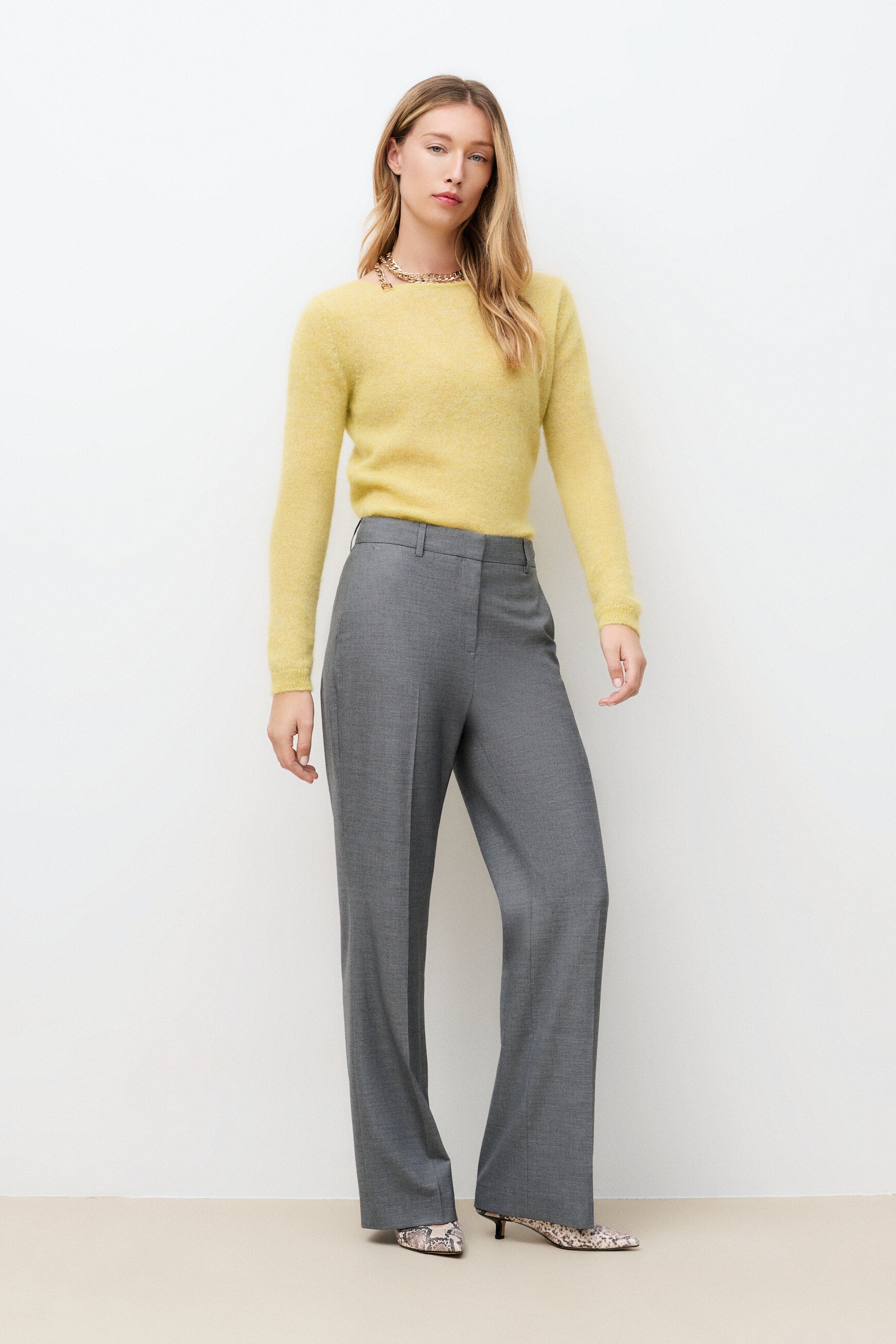 Pantalon Podium gris femme