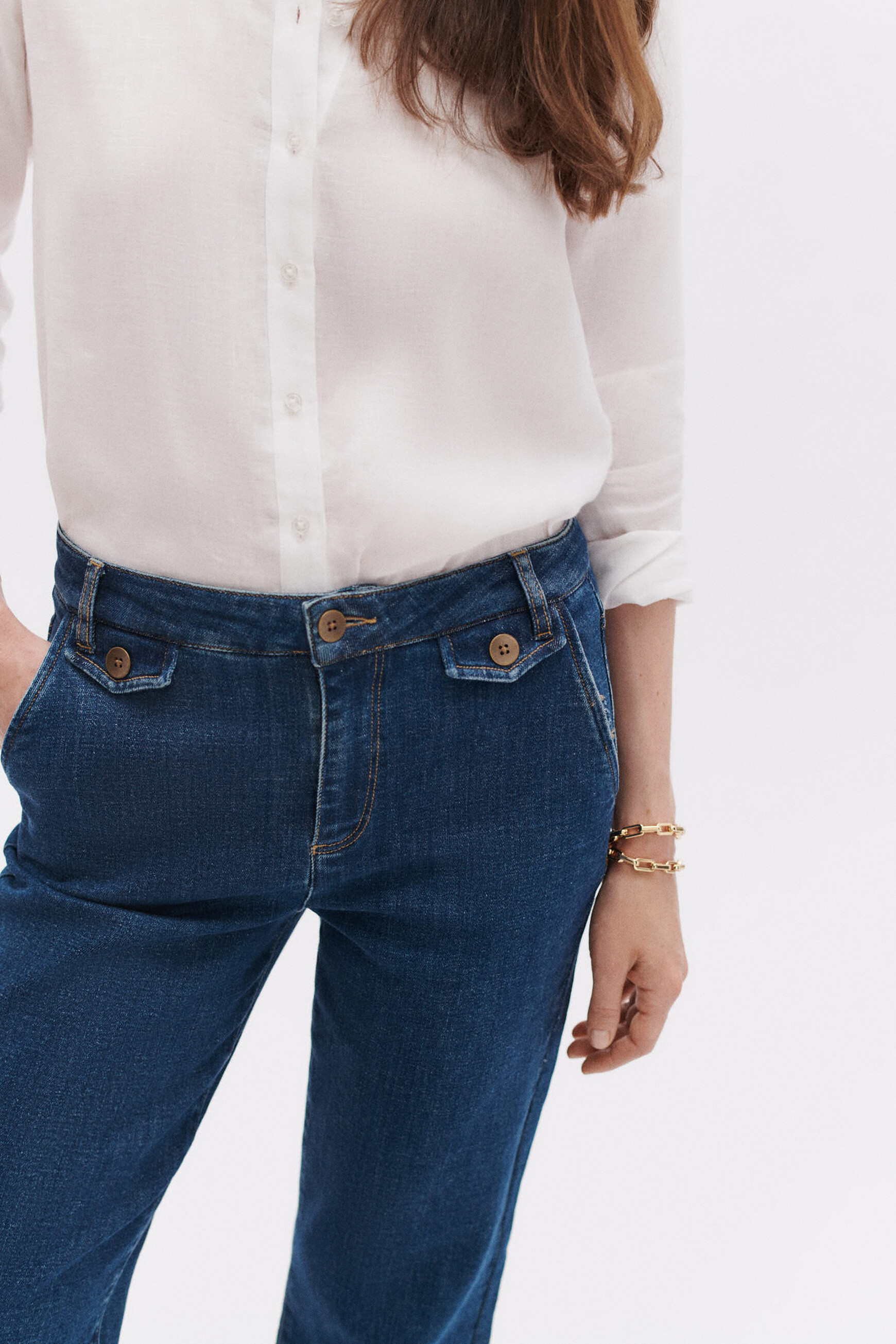 pantalon ptimotha denim stone femme Pantalon ptimotha denim stone femme