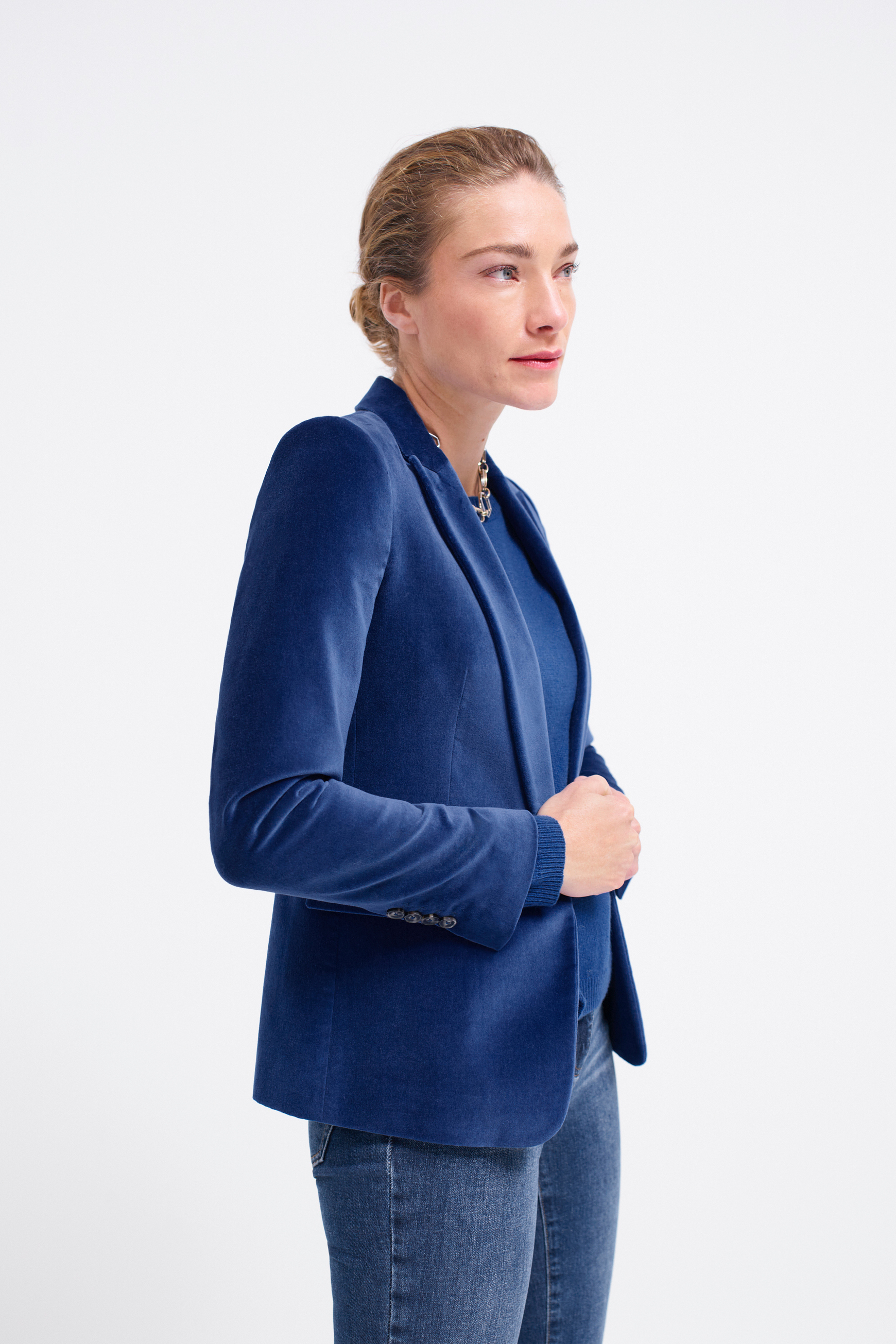 blazer aurora bleu roi femme