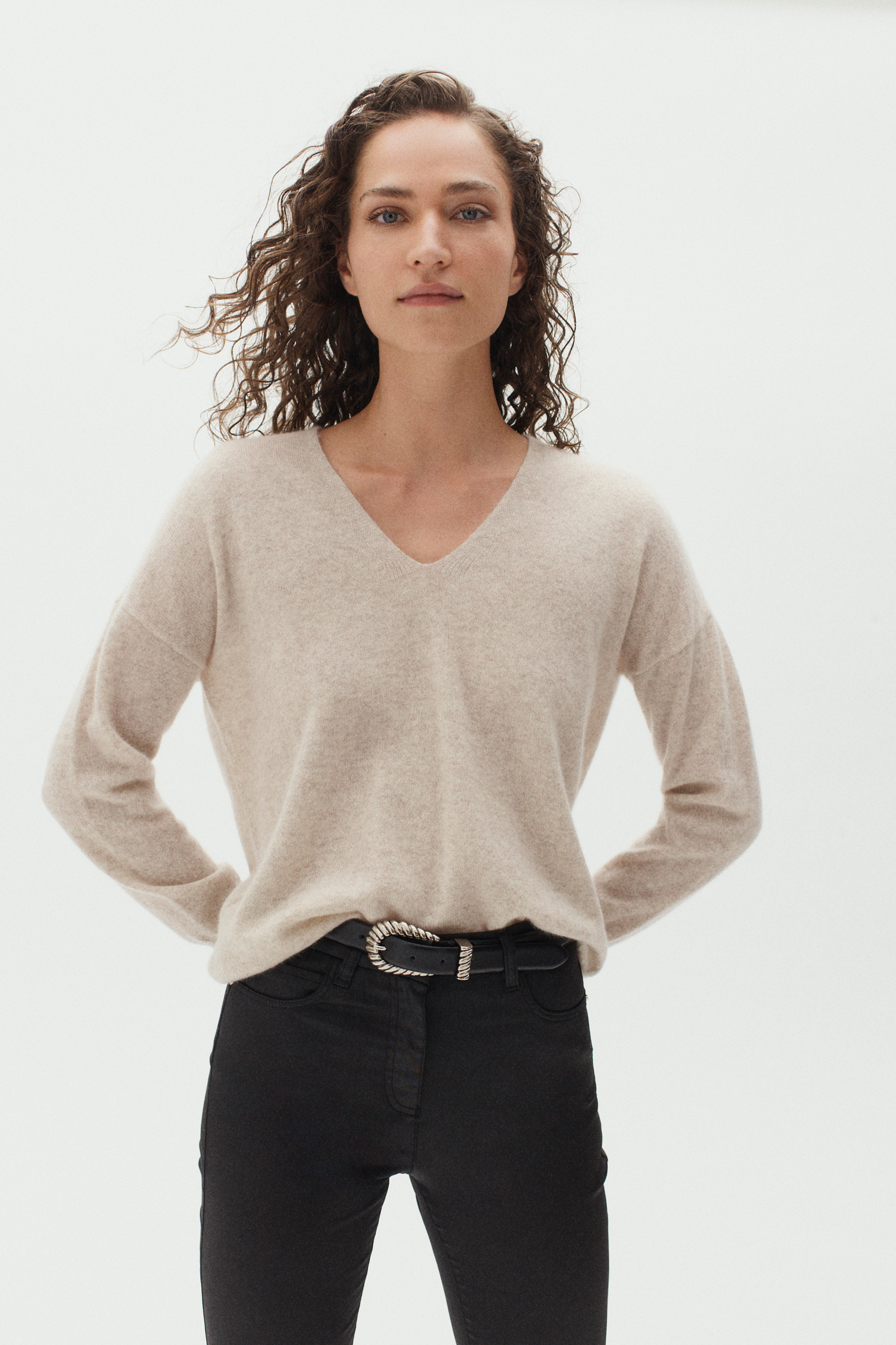 pull gregoire 100 cachemire beige femme pull gregoire 100% cachemire beige femme
