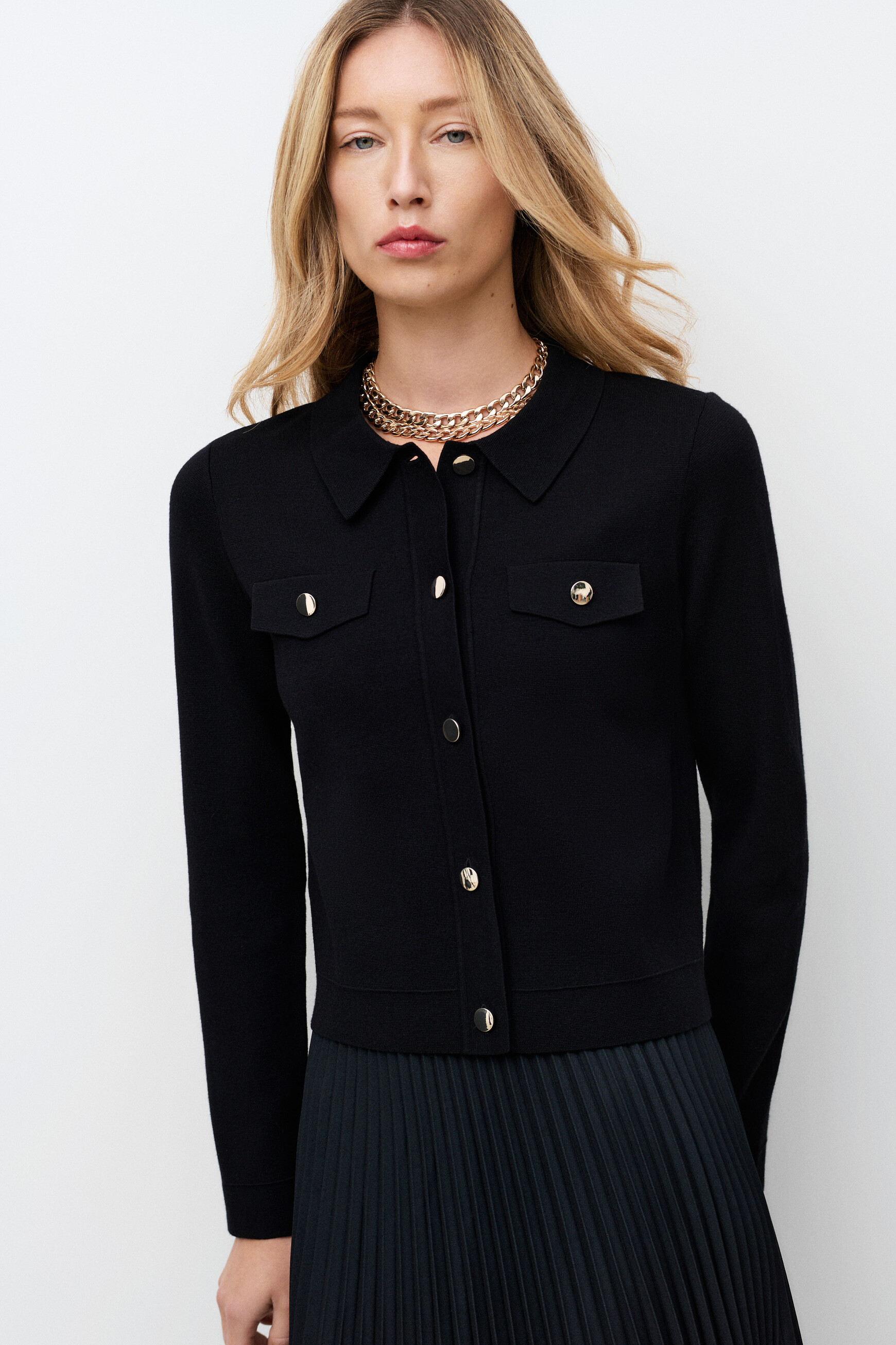 Maglione Mflo nero donna