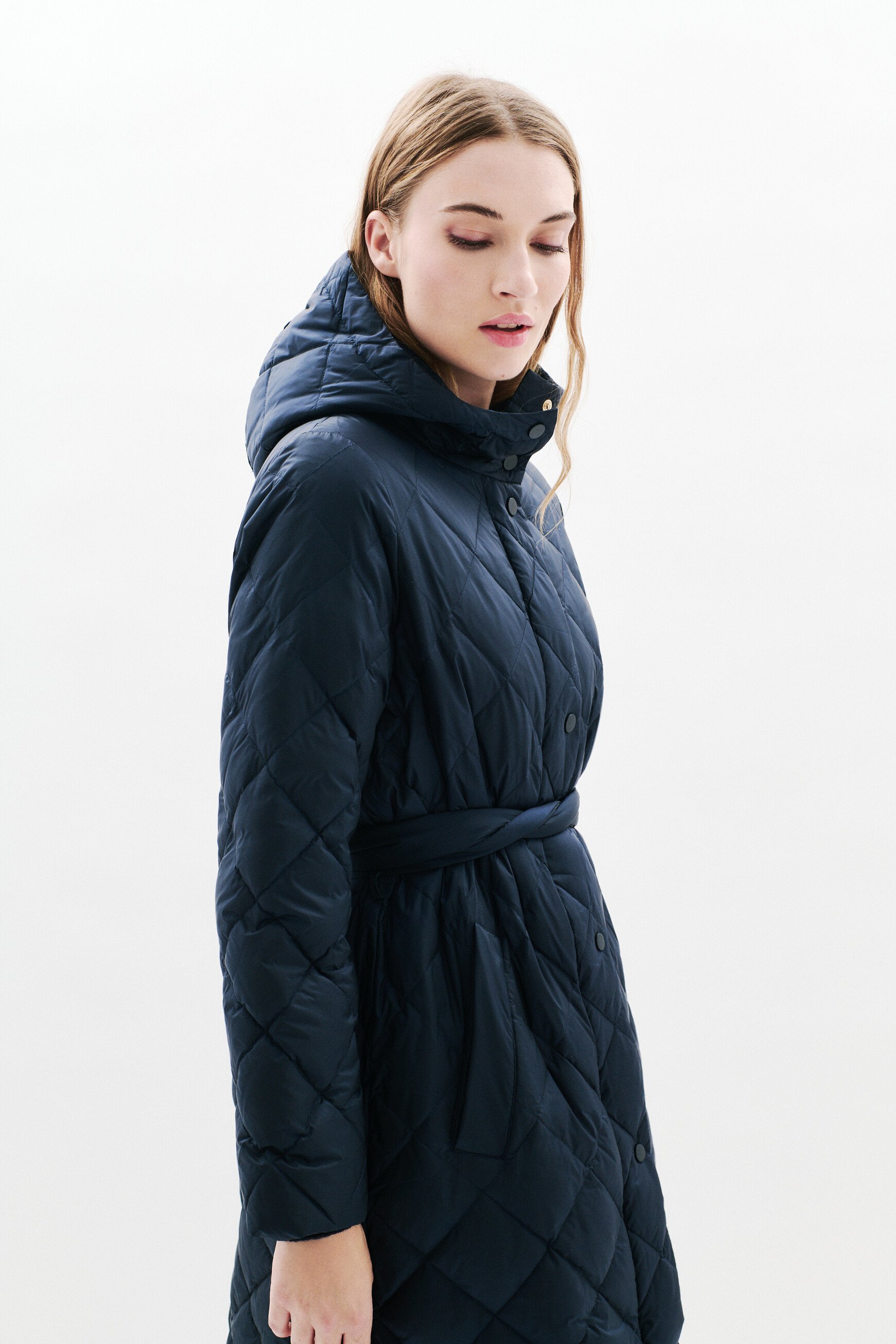 doudoune gayane bleu marine femme marineblauw vrouw