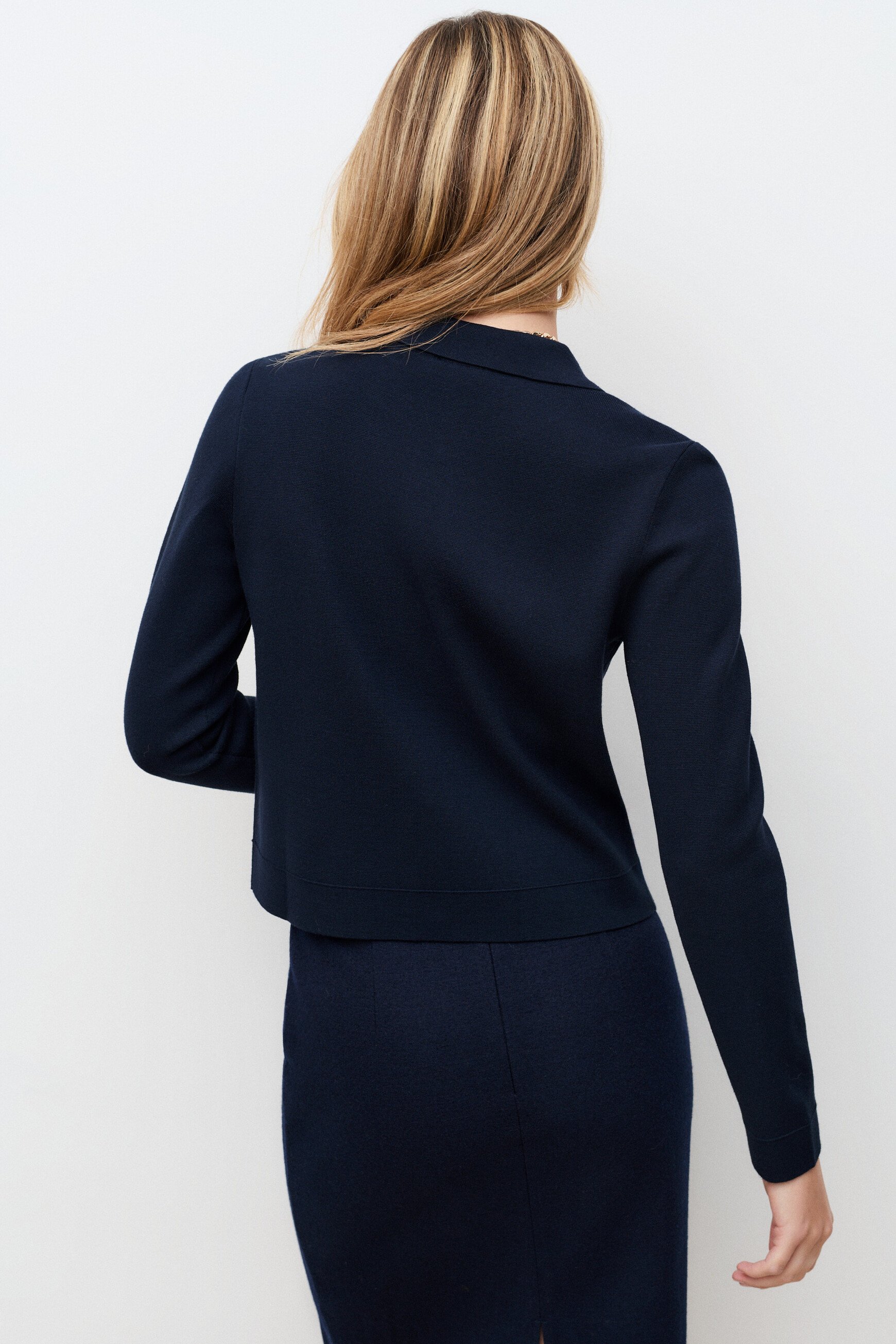 Pull Mflo bleu marine femme