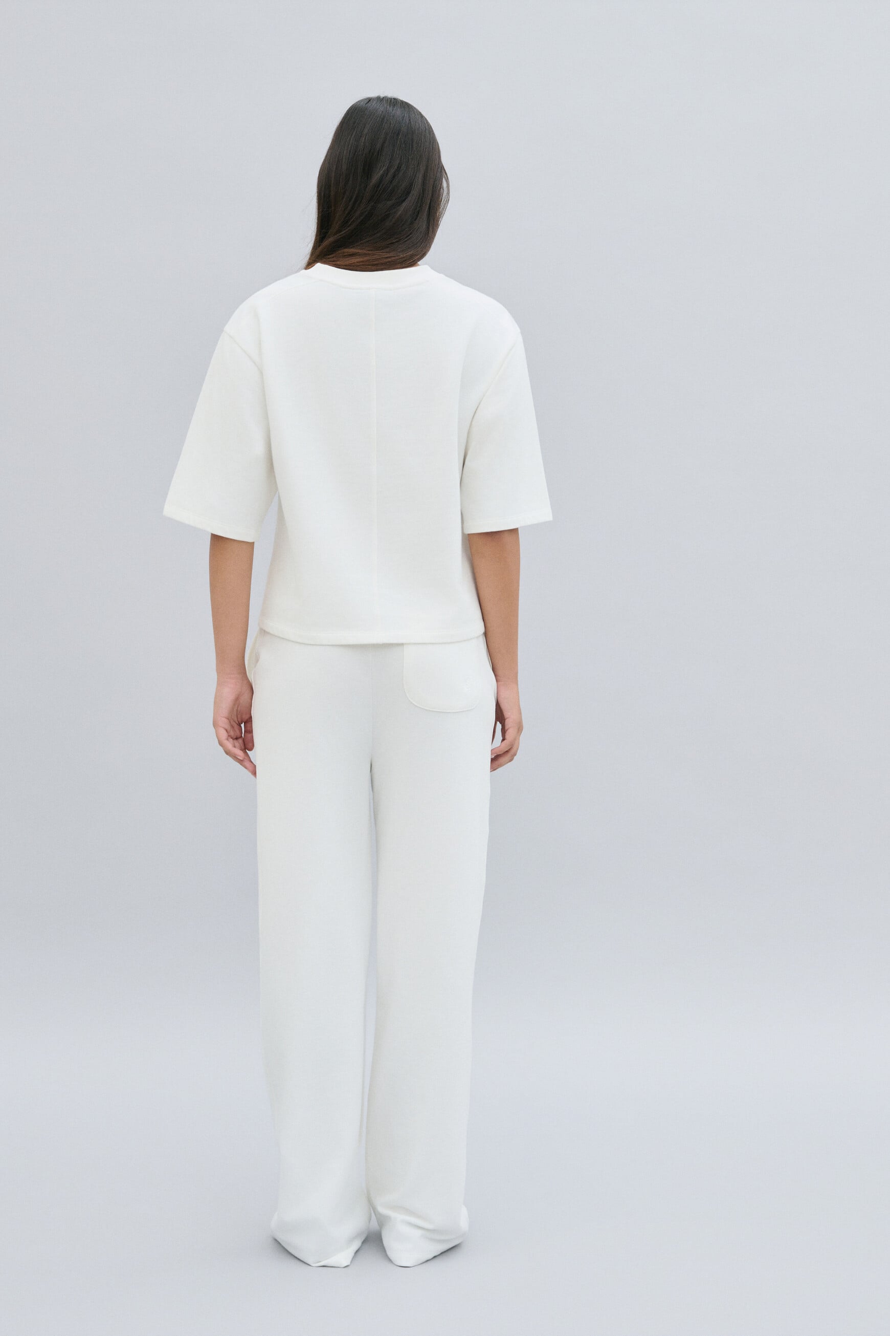 Pantalon Pgwenn ecru femme
