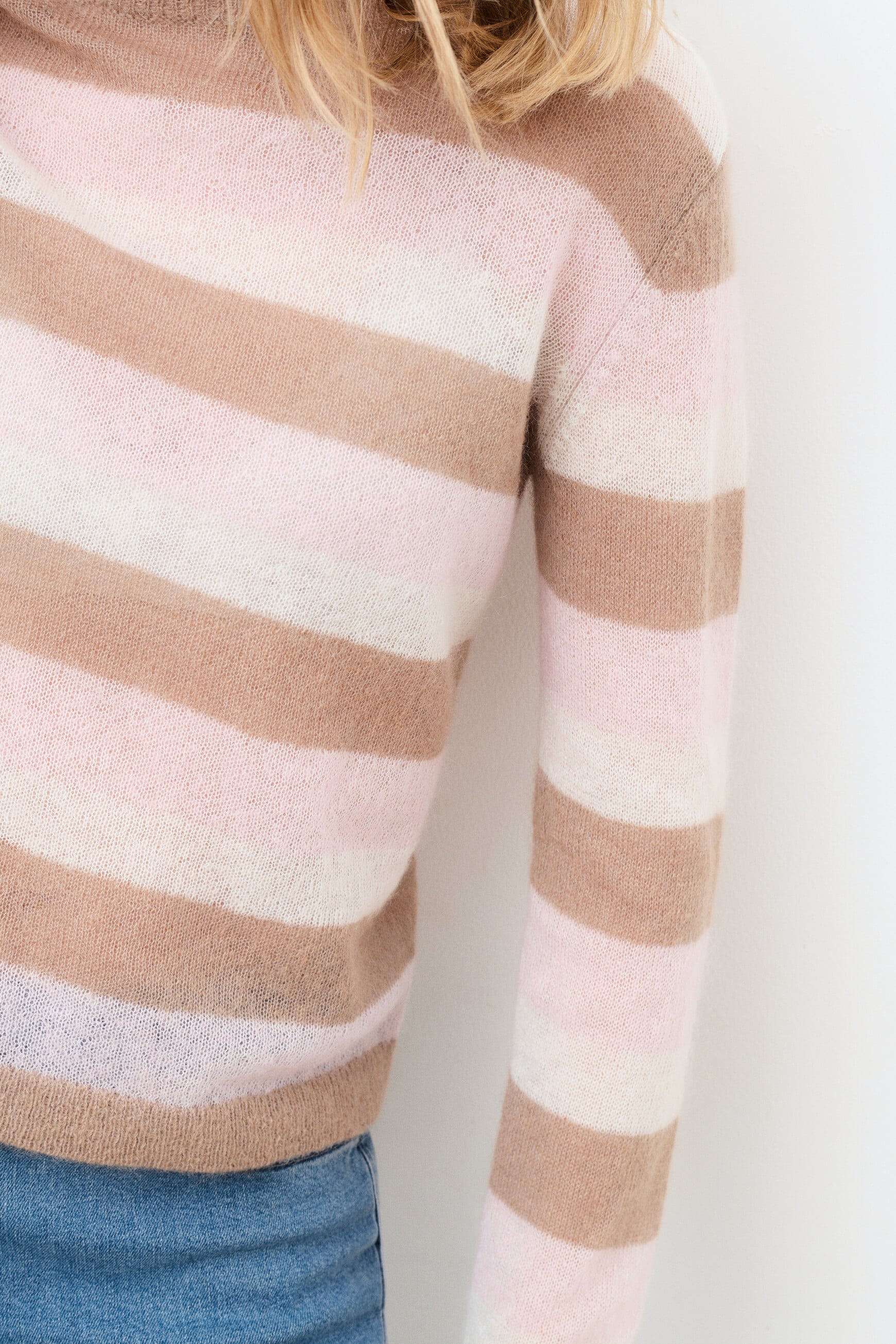 Mgreg sweater ecru woman
