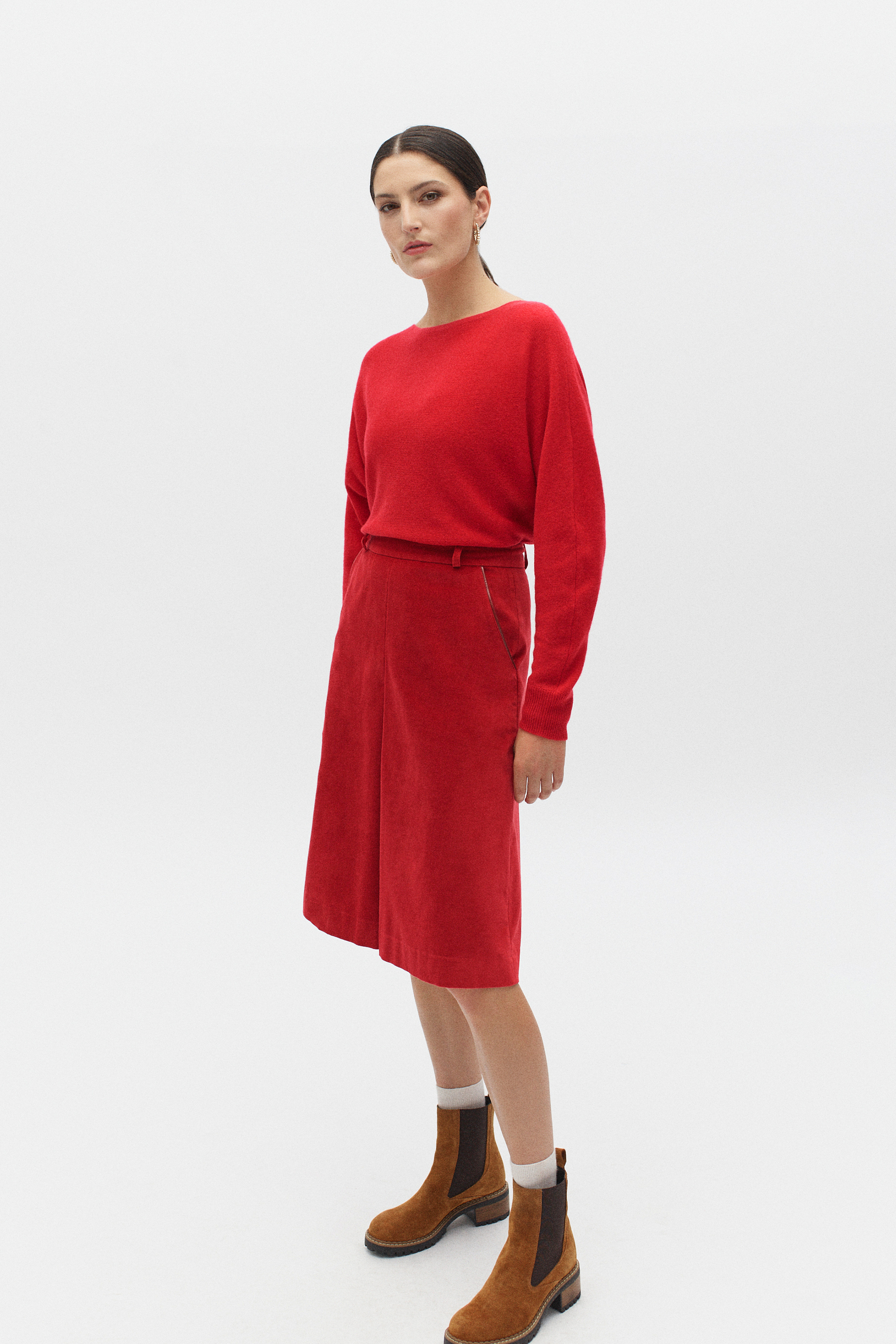 pull marie 100 cachemire rouge femme pull marie 100% cachemire rouge femme