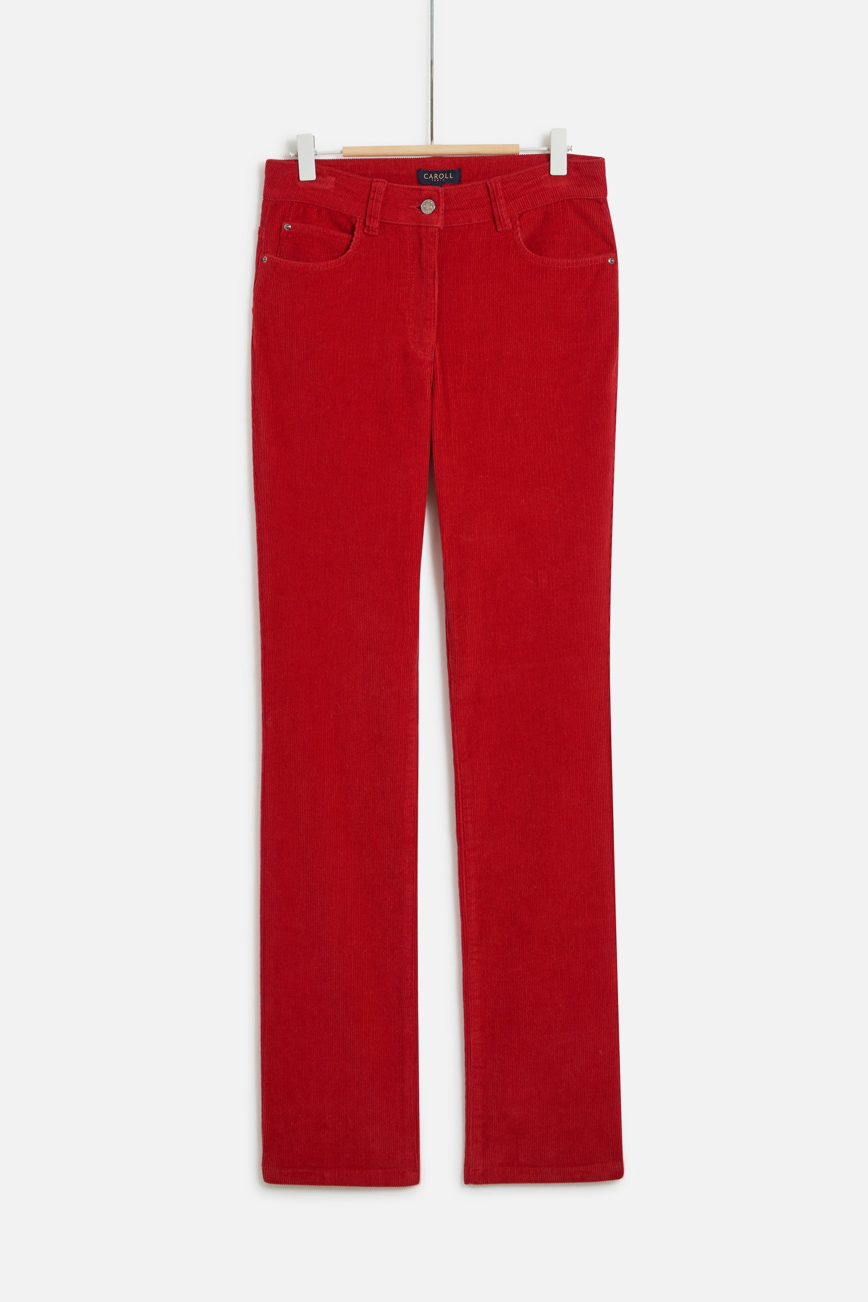 Hose Chicago Samt rot damen