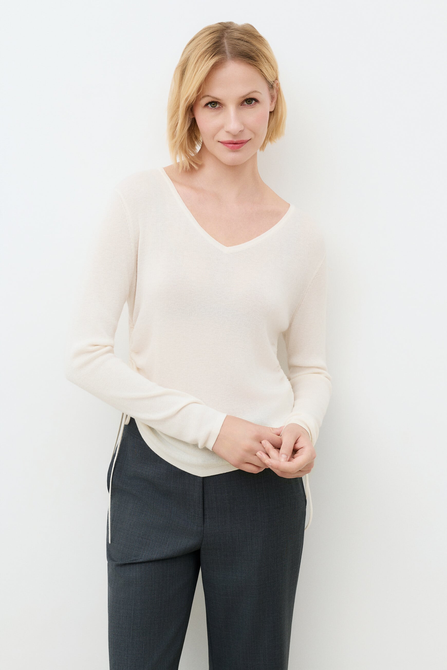 Pull Msidonie ecru femme