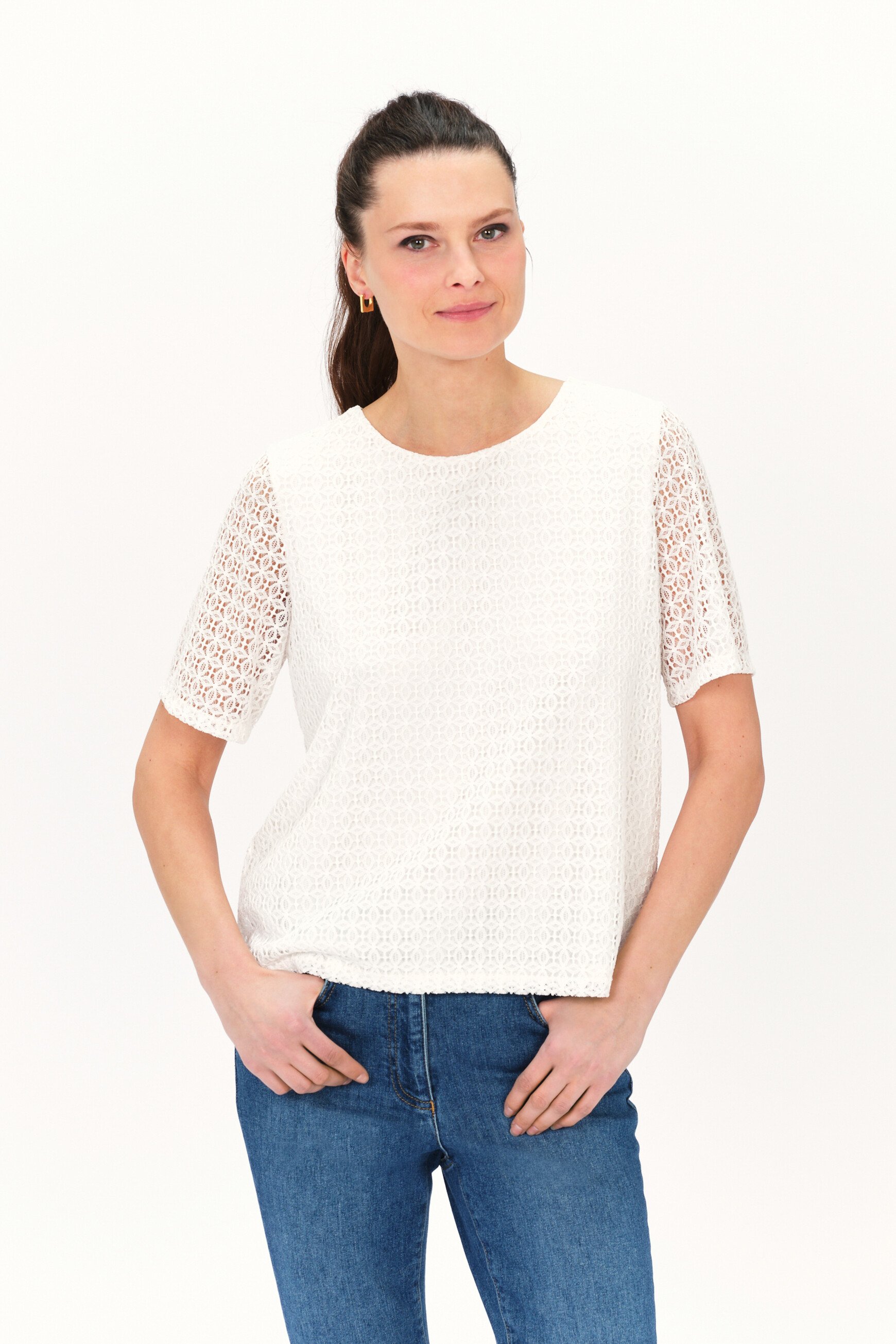 t shirt tboxy ivoire femme T-shirt tboxy ivoire femme