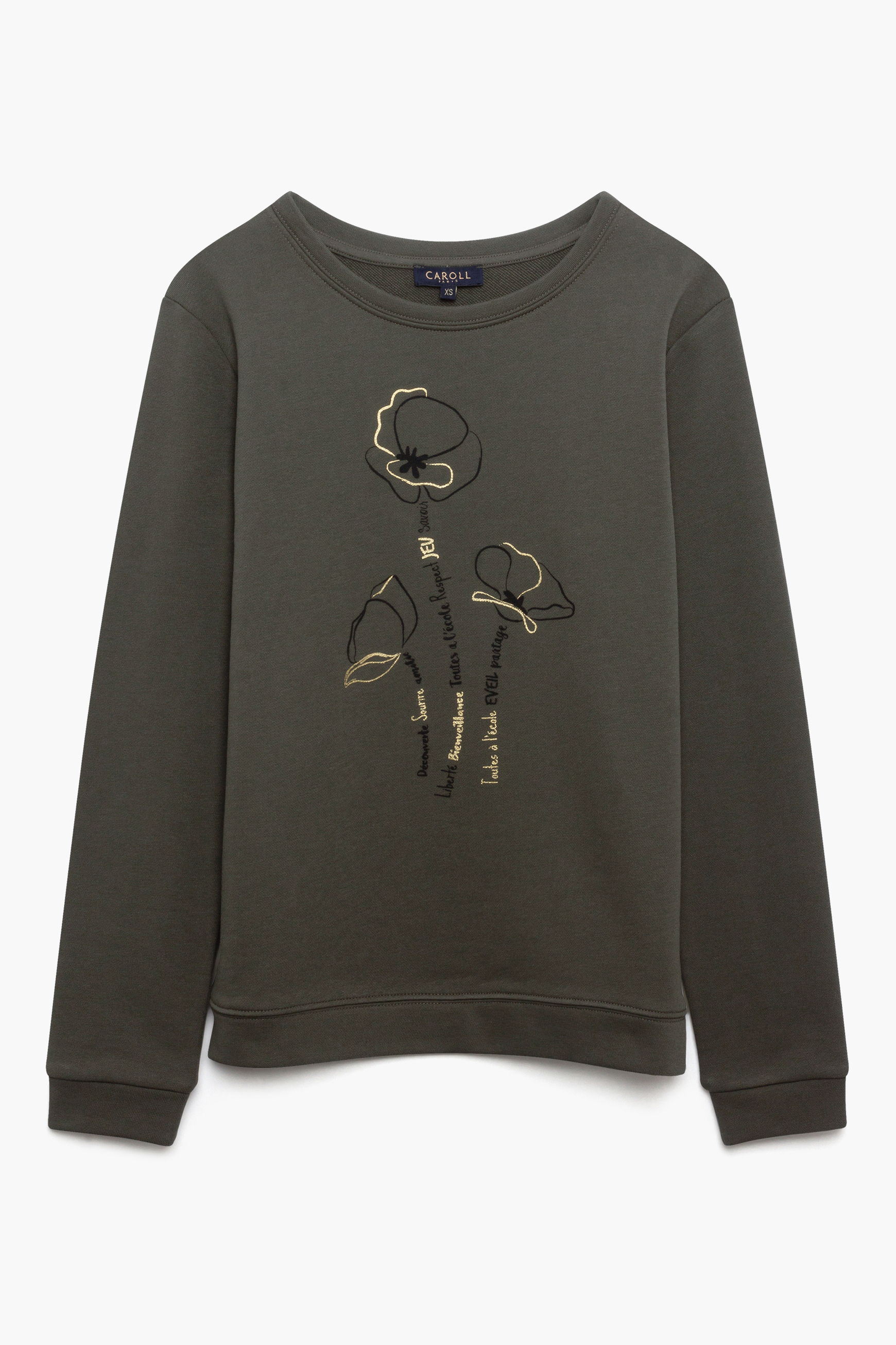 sweat jason vert kaki femme Sweat Jason vert kaki femme
