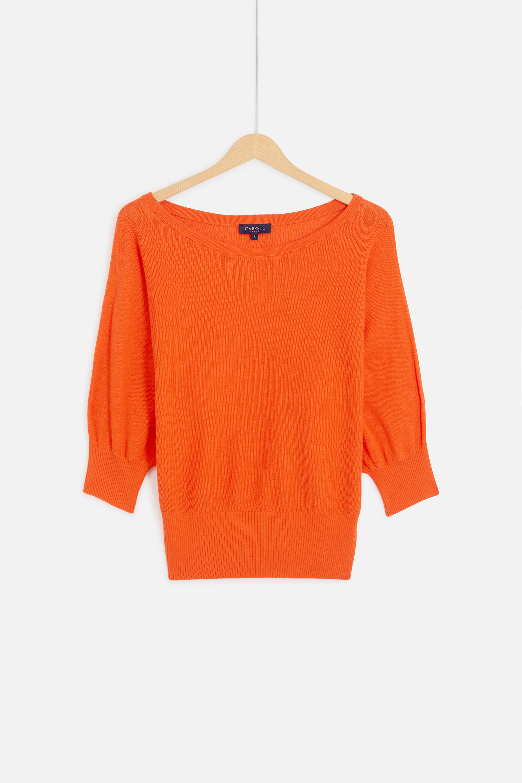 pull joan oversize orange femme Pull joan oversize orange femme